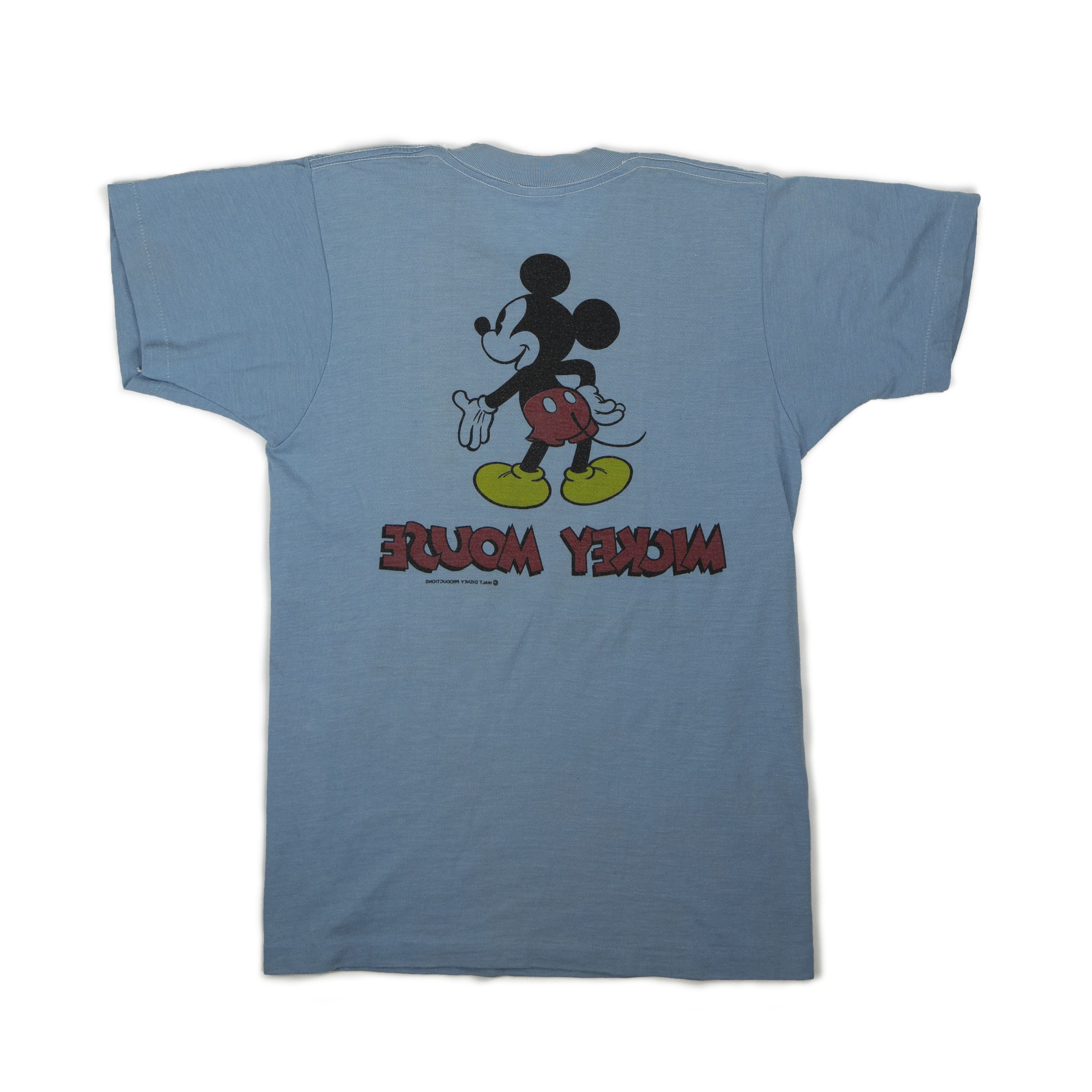 Disney × Mickey Mouse × Vintage Vintage 1970's Mickey Mouse Tee Shirt Disney Size US S / EU 44-46 / 1 - 2 Thumbnail