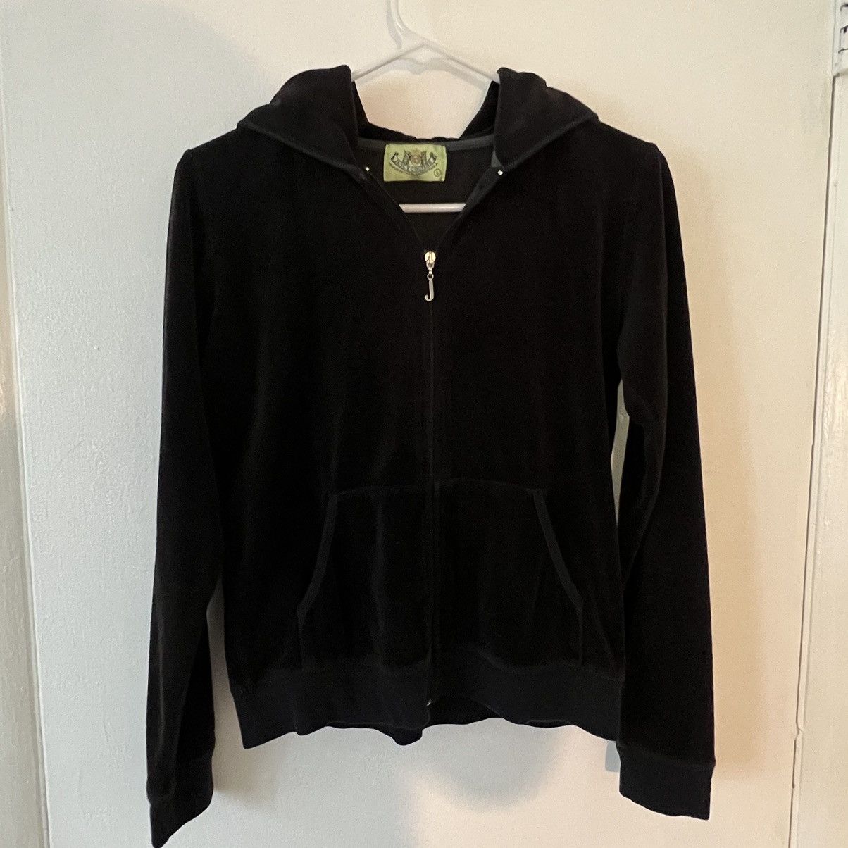 Black Velour Tracksuit