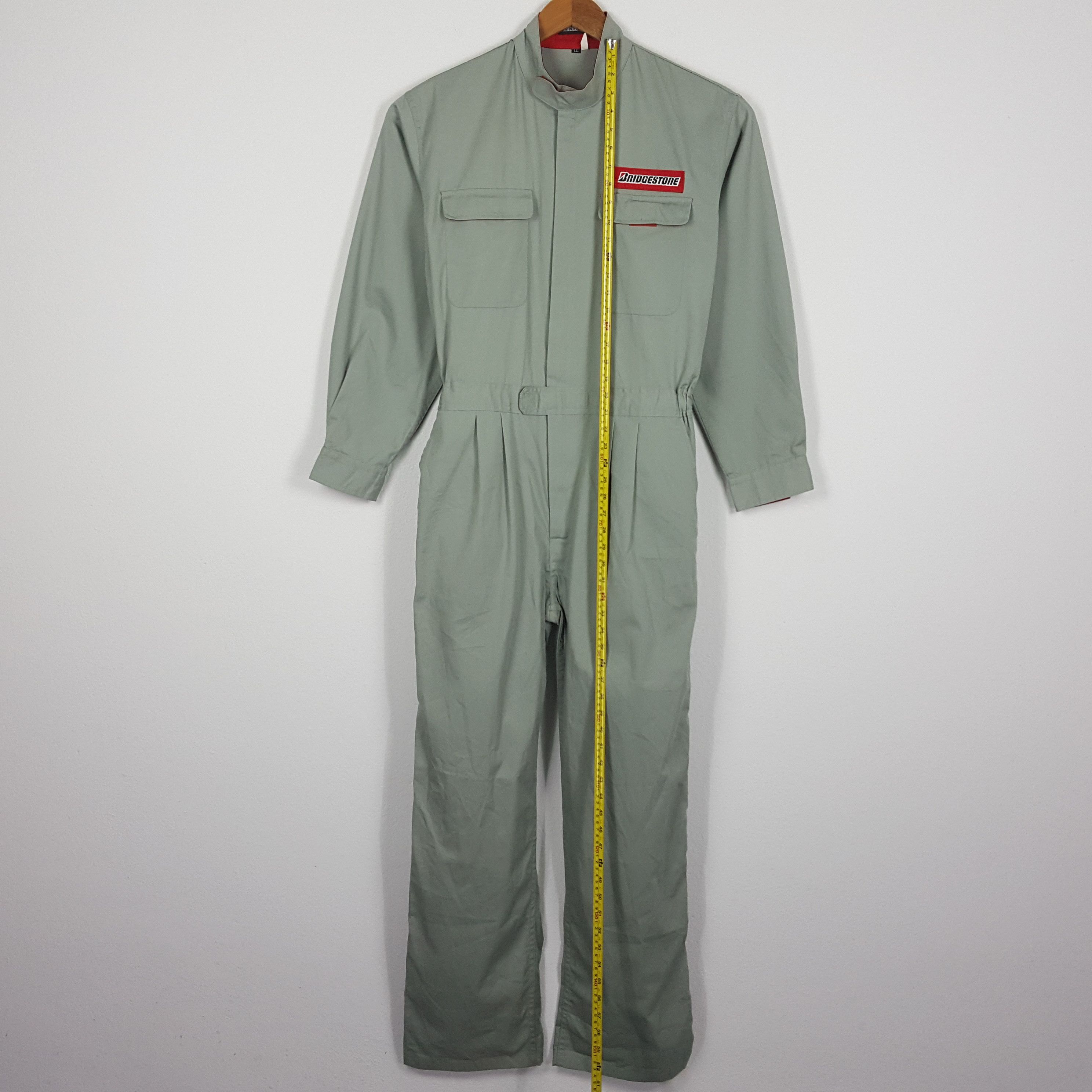 Japanese Brand × Vintage Vintage BRIDGESTONE Coverall Suit Racing Motorsport Team Size US XL / EU 56 / 4 - 13 Thumbnail