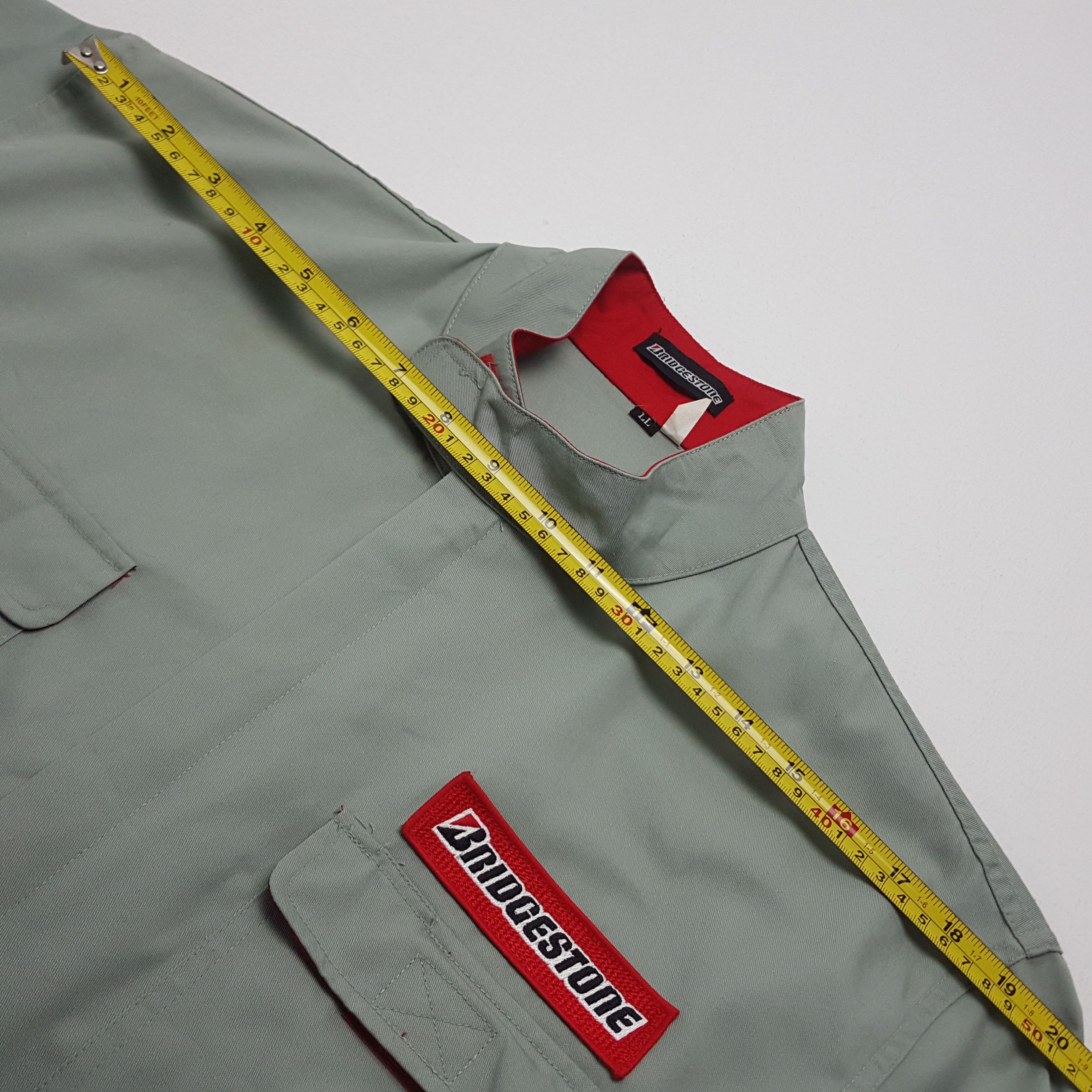 Japanese Brand × Vintage Vintage BRIDGESTONE Coverall Suit Racing Motorsport Team Size US XL / EU 56 / 4 - 12 Thumbnail