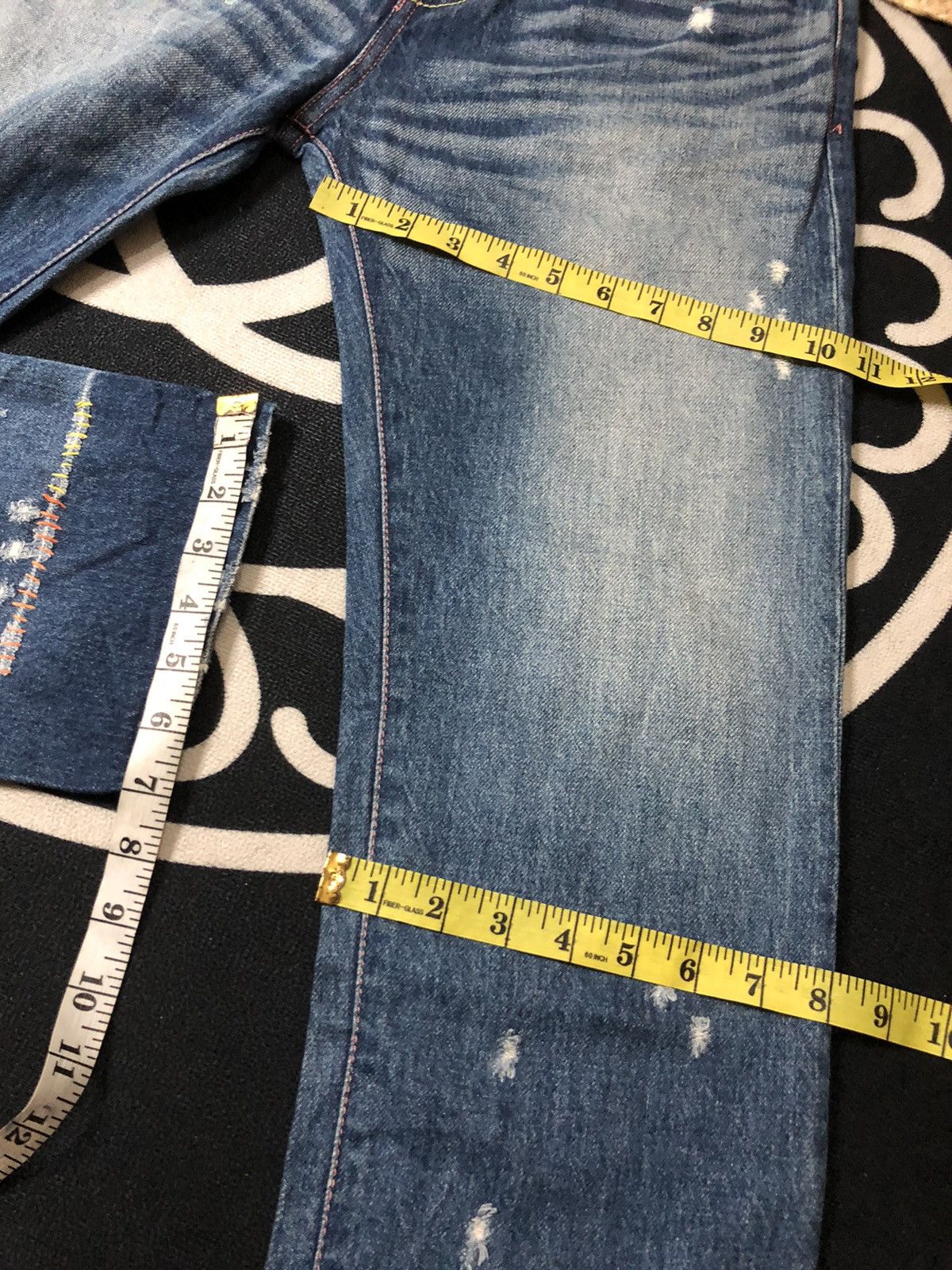 Designer × Issey Miyake × Tsumori Chisato VINTAGE TSUMORI CHISATO ISSEY MIYAKE DISTRESED DENIM JEANS Size US 31 - 15 Thumbnail