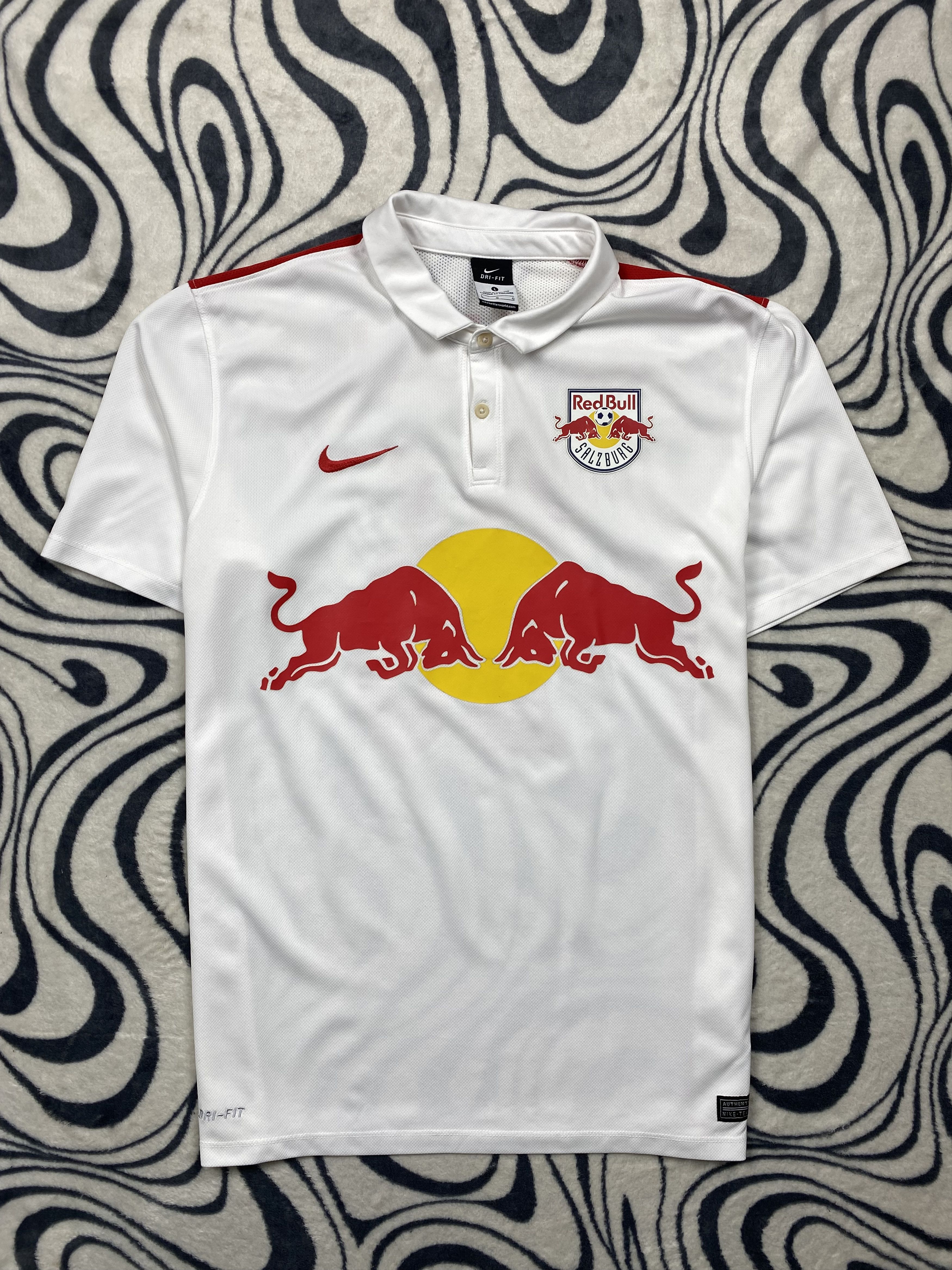 Nike Nike Red Bull Salzburg Mens T-Shirt Tee Y2K Drill Size US L / EU 52-54 / 3 - 1 Thumbnail