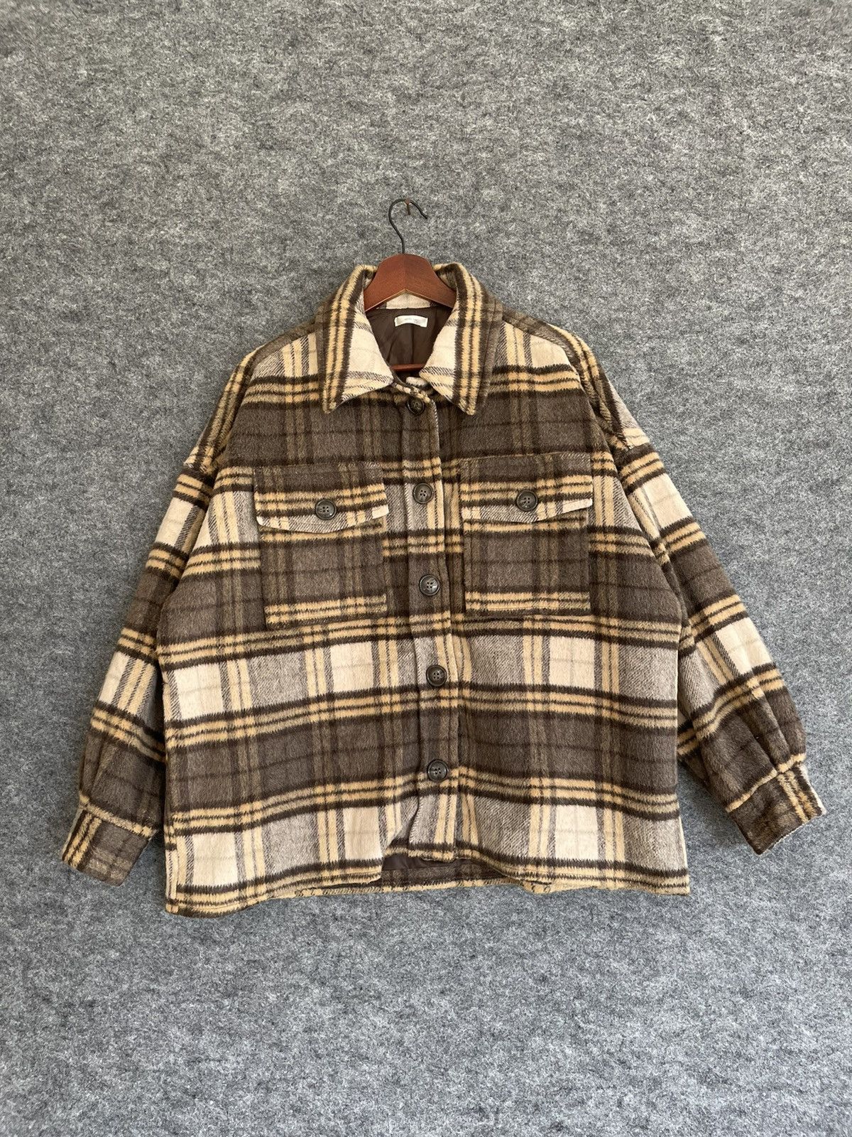 Flannel × Vintage APRES JOUR TARTAN JACKET Size US L / EU 52-54 / 3 - 1 Thumbnail