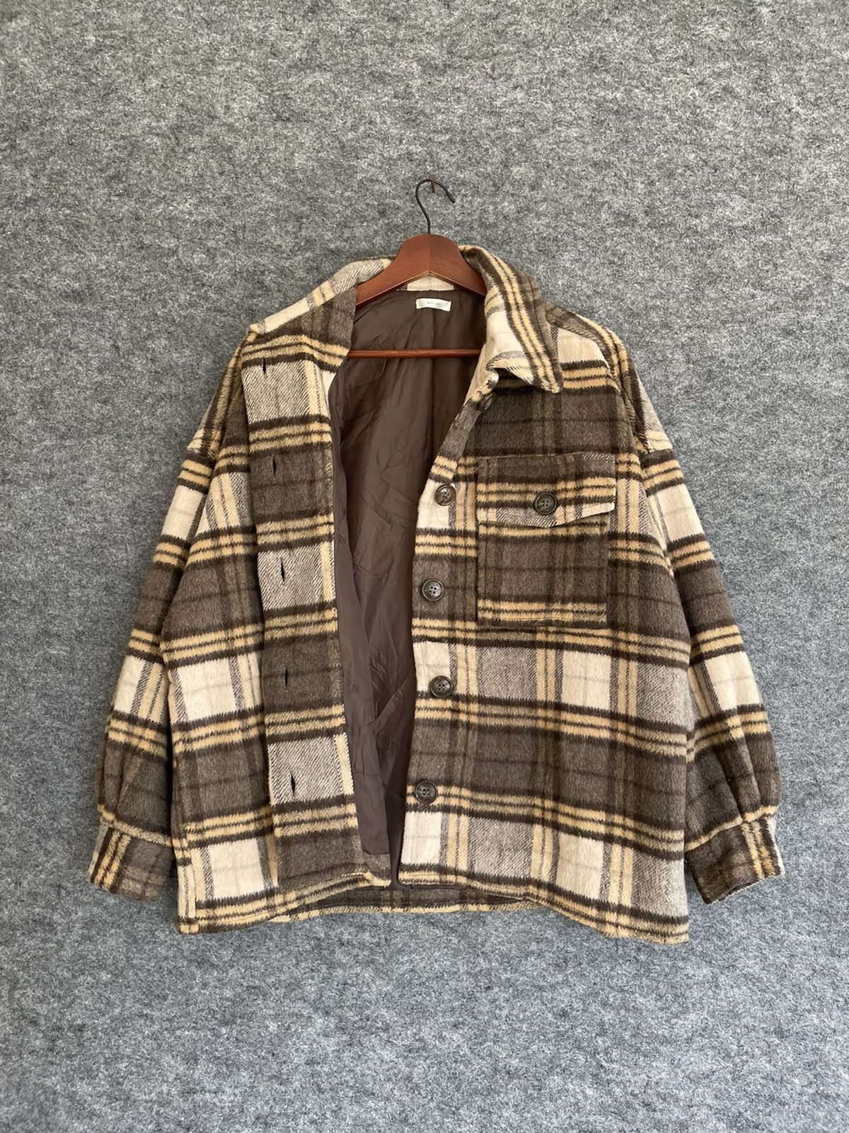 Flannel × Vintage APRES JOUR TARTAN JACKET Size US L / EU 52-54 / 3 - 5 Thumbnail