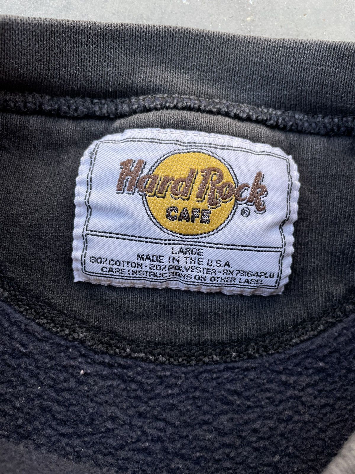 Hard Rock Cafe × Vintage Vintage 90's Hard Rock Cafe Sweatshirt Size US L / EU 52-54 / 3 - 4 Thumbnail