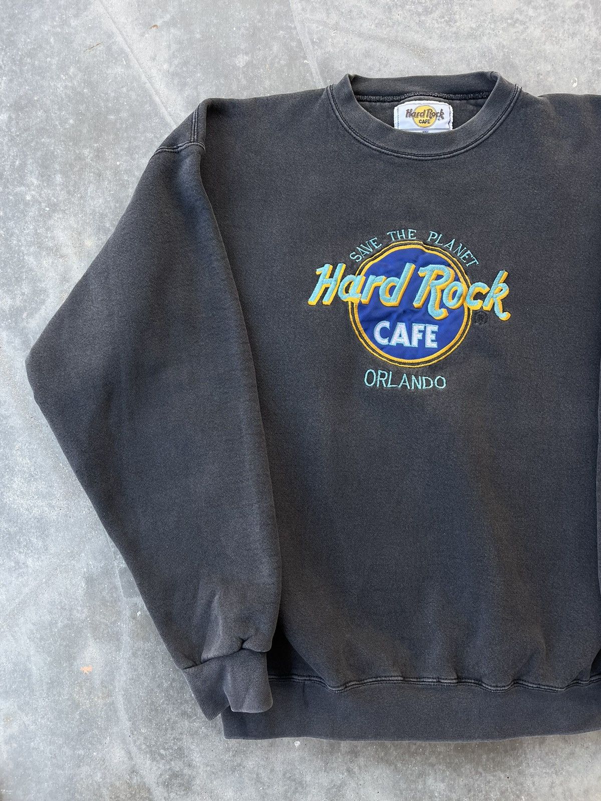 Hard Rock Cafe × Vintage Vintage 90's Hard Rock Cafe Sweatshirt Size US L / EU 52-54 / 3 - 2 Thumbnail