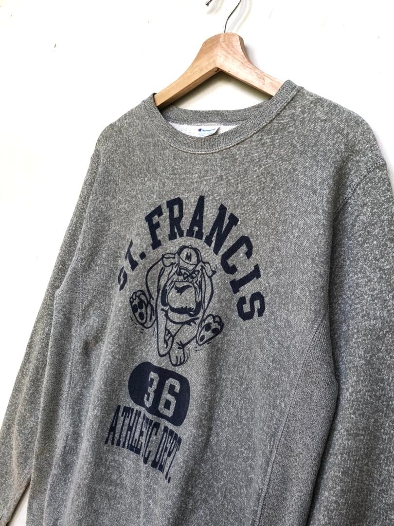 Champion × Vintage Vintage Champion Reverse Weave Pullover Crewneck Sweatshirt Size US L / EU 52-54 / 3 - 2 Thumbnail