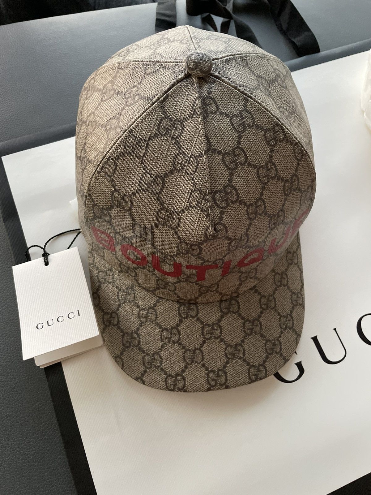 Gucci Rare Brand New Super Runway Limited Edition GG Logo Hat Size ONE SIZE - 7 Thumbnail