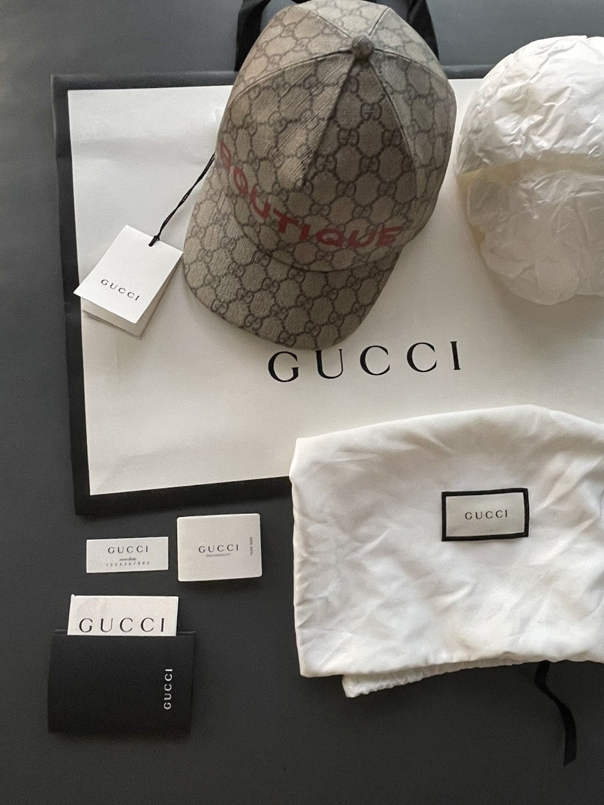 Gucci Rare Brand New Super Runway Limited Edition GG Logo Hat Size ONE SIZE - 5 Thumbnail