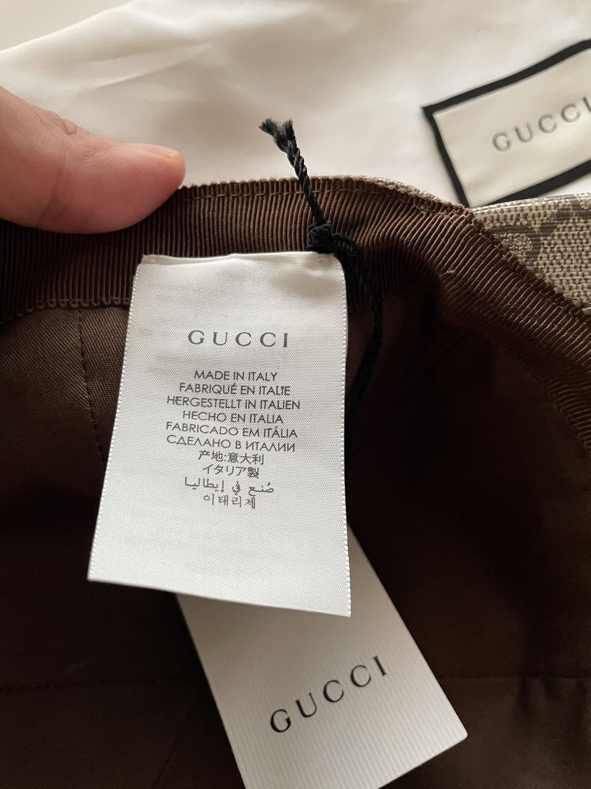 Gucci Rare Brand New Super Runway Limited Edition GG Logo Hat Size ONE SIZE - 12 Thumbnail