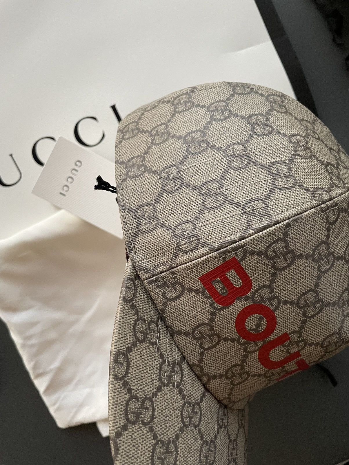 Gucci Rare Brand New Super Runway Limited Edition GG Logo Hat Size ONE SIZE - 17 Thumbnail