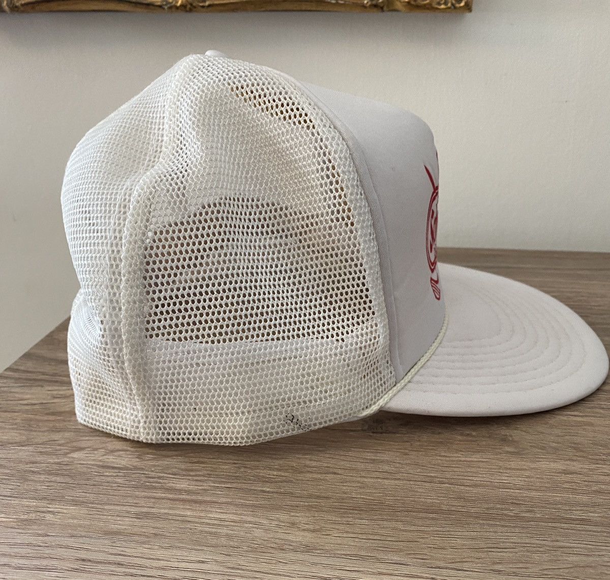 Vintage Vintage 80’s Schmidt’s Beer Golf Trucker Hat Snap Back Cap Size ONE SIZE - 10 Thumbnail