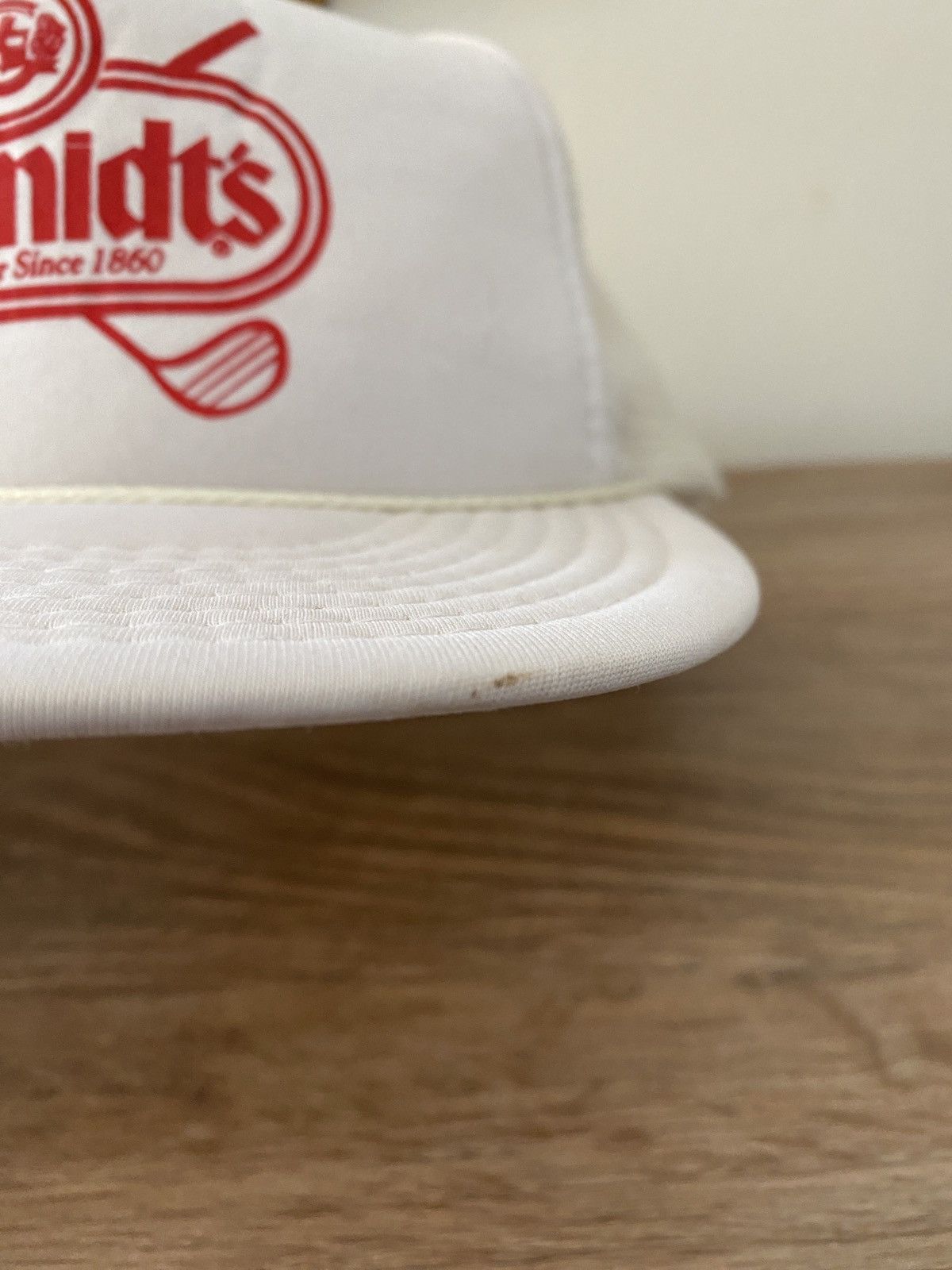 Vintage Vintage 80’s Schmidt’s Beer Golf Trucker Hat Snap Back Cap Size ONE SIZE - 5 Thumbnail