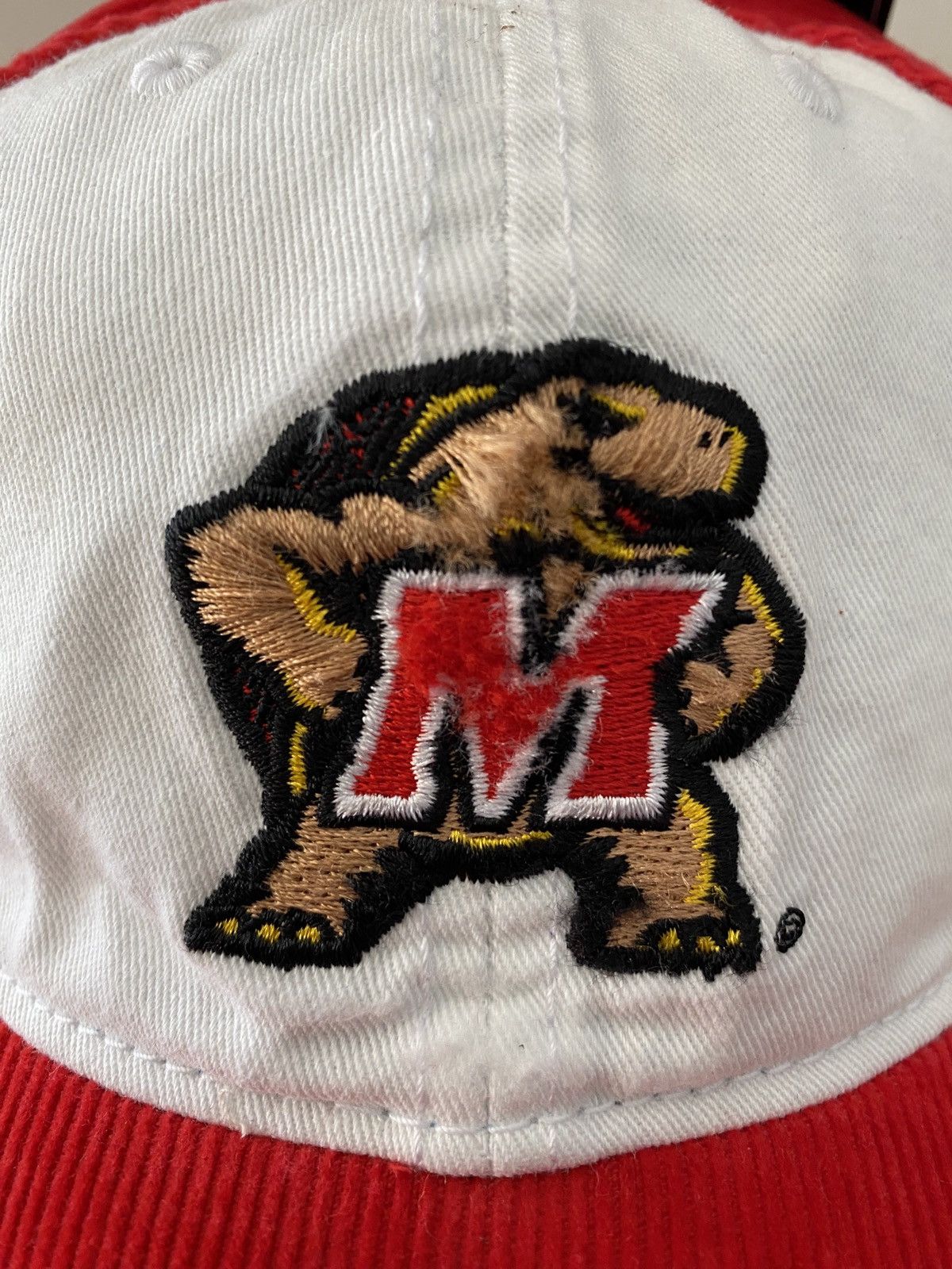 NCAA NWT Y2K’s University Maryland Terps Corduroy Strapback Hat Size ONE SIZE - 2 Thumbnail
