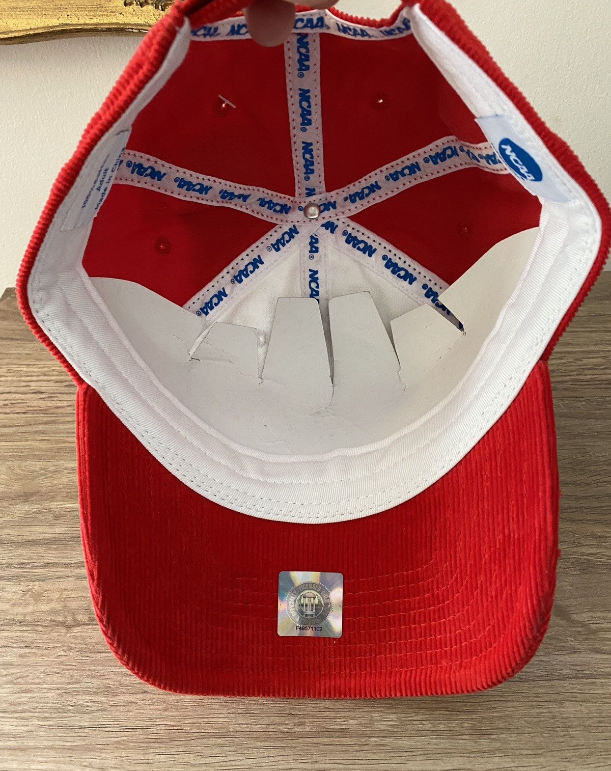 NCAA NWT Y2K’s University Maryland Terps Corduroy Strapback Hat Size ONE SIZE - 15 Thumbnail