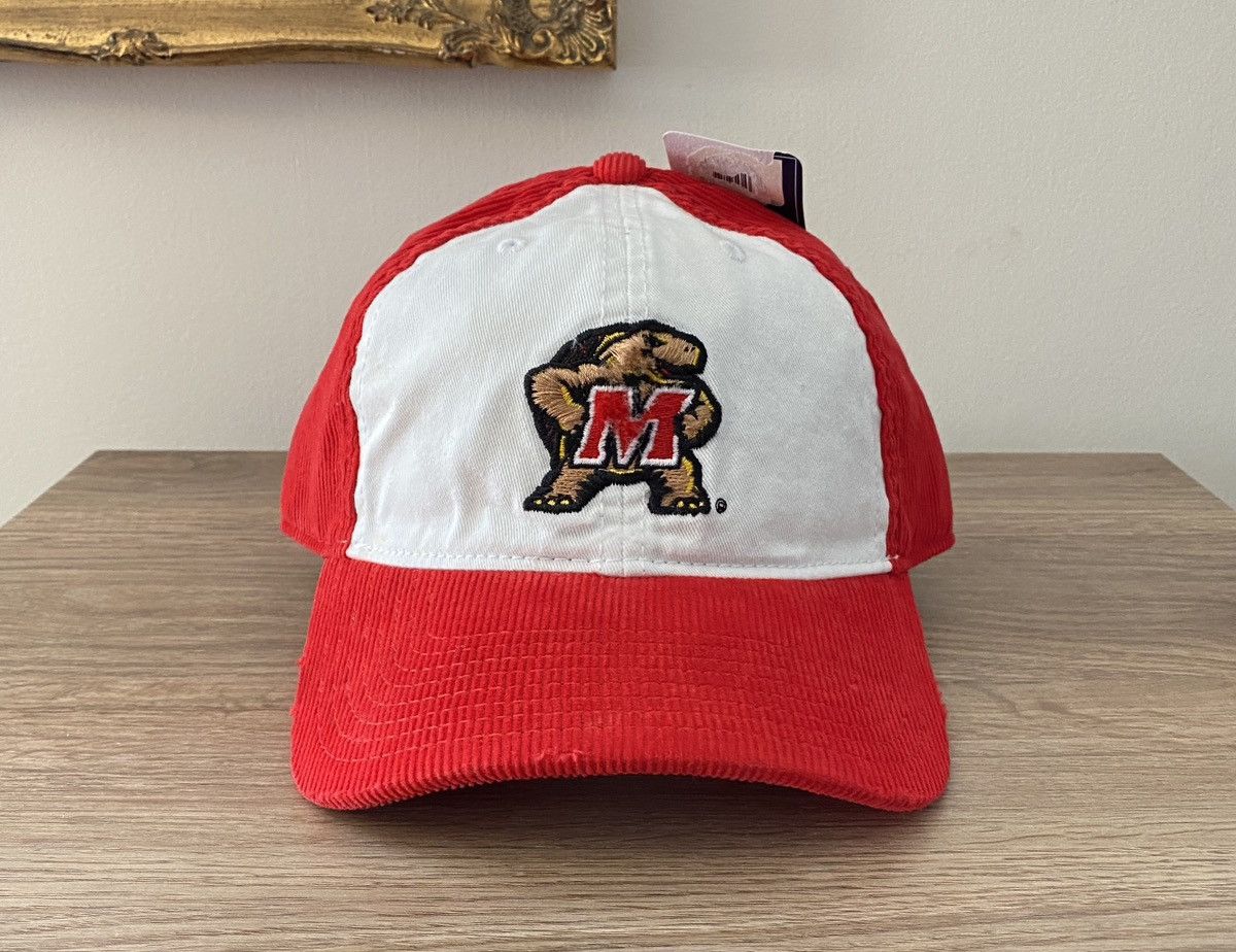 NCAA NWT Y2K’s University Maryland Terps Corduroy Strapback Hat Size ONE SIZE - 1 Thumbnail