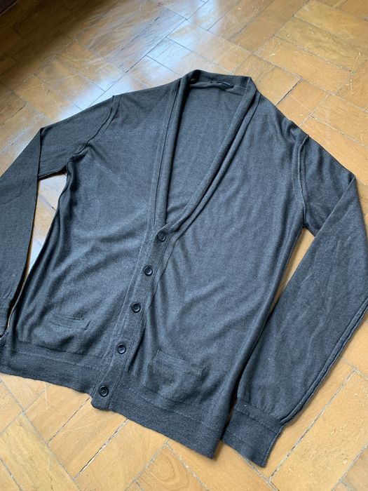 Roberto Collina Cashmere silk and merino wool mix cardigan made in ...