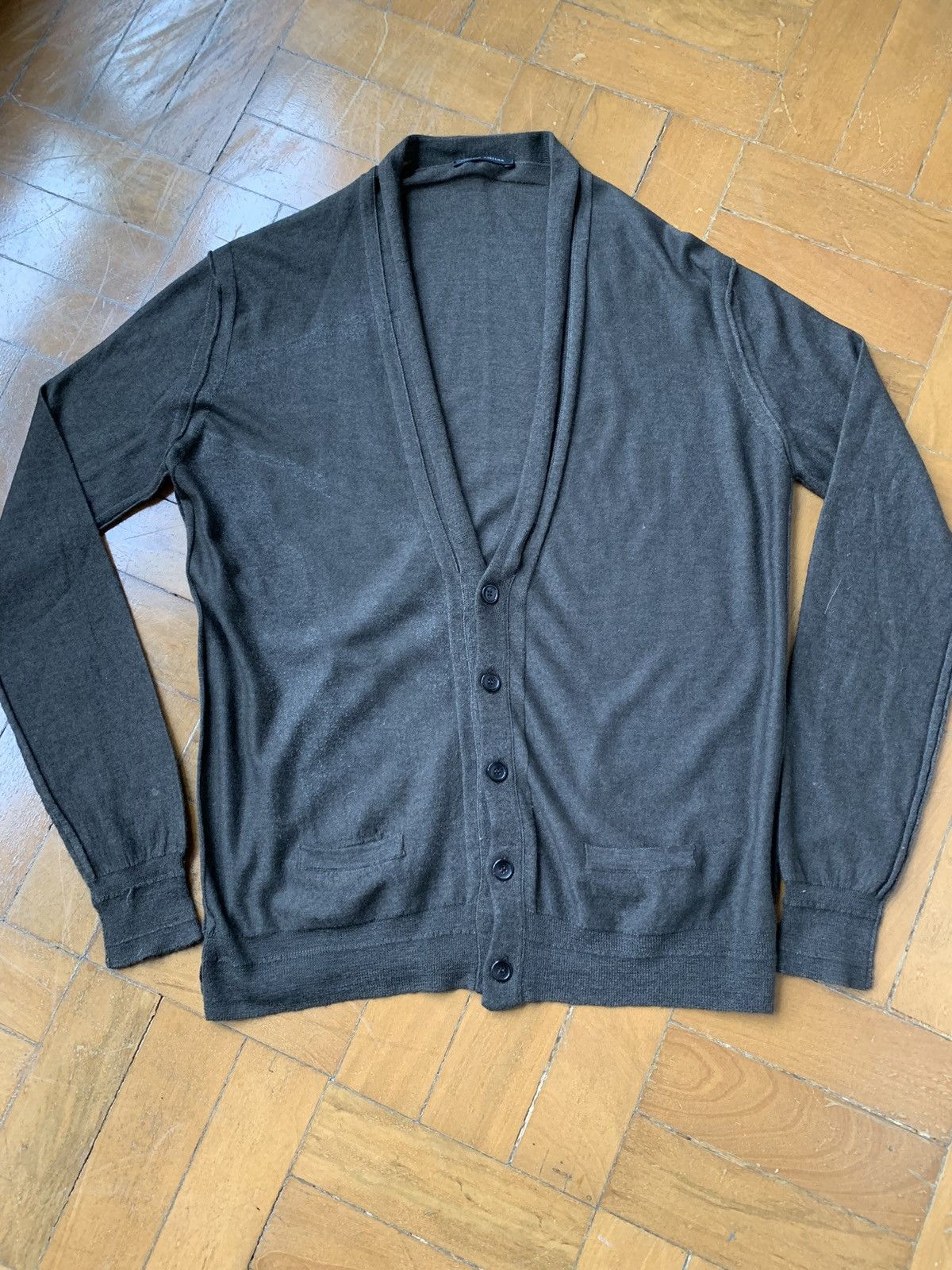 Roberto Collina Cashmere silk and merino wool mix cardigan made in ...