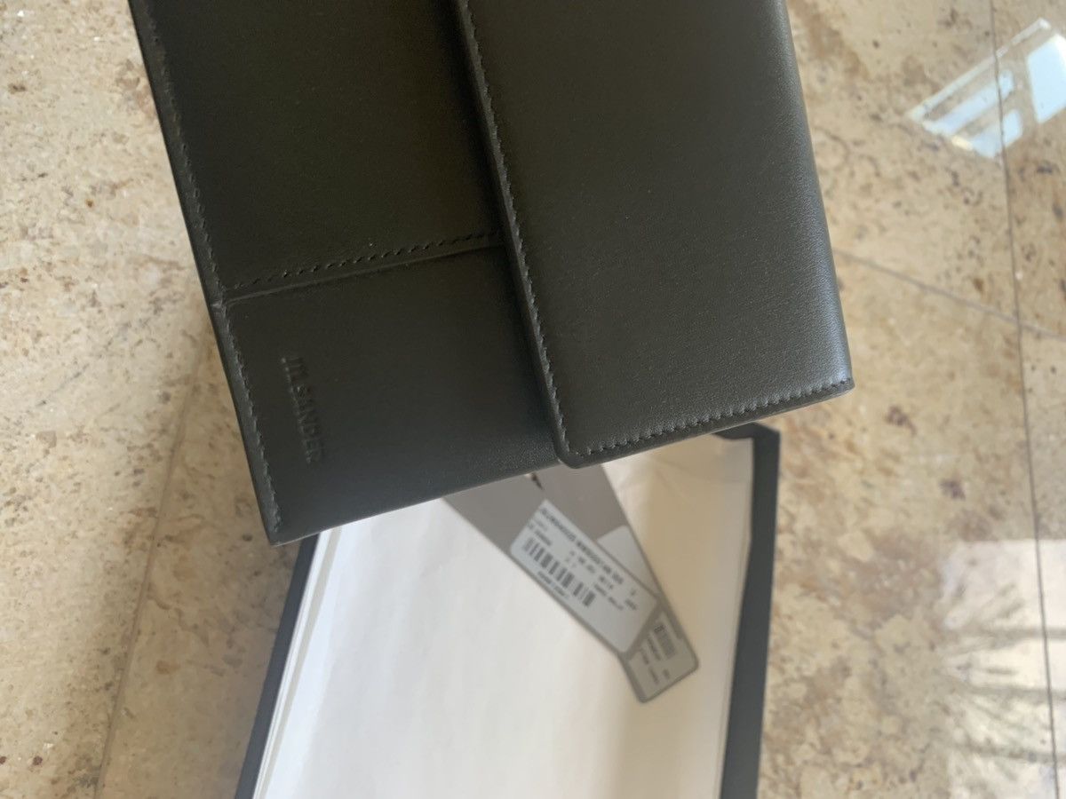 Jil Sander Travel Wallet in Black Leather Size ONE SIZE - 3 Thumbnail