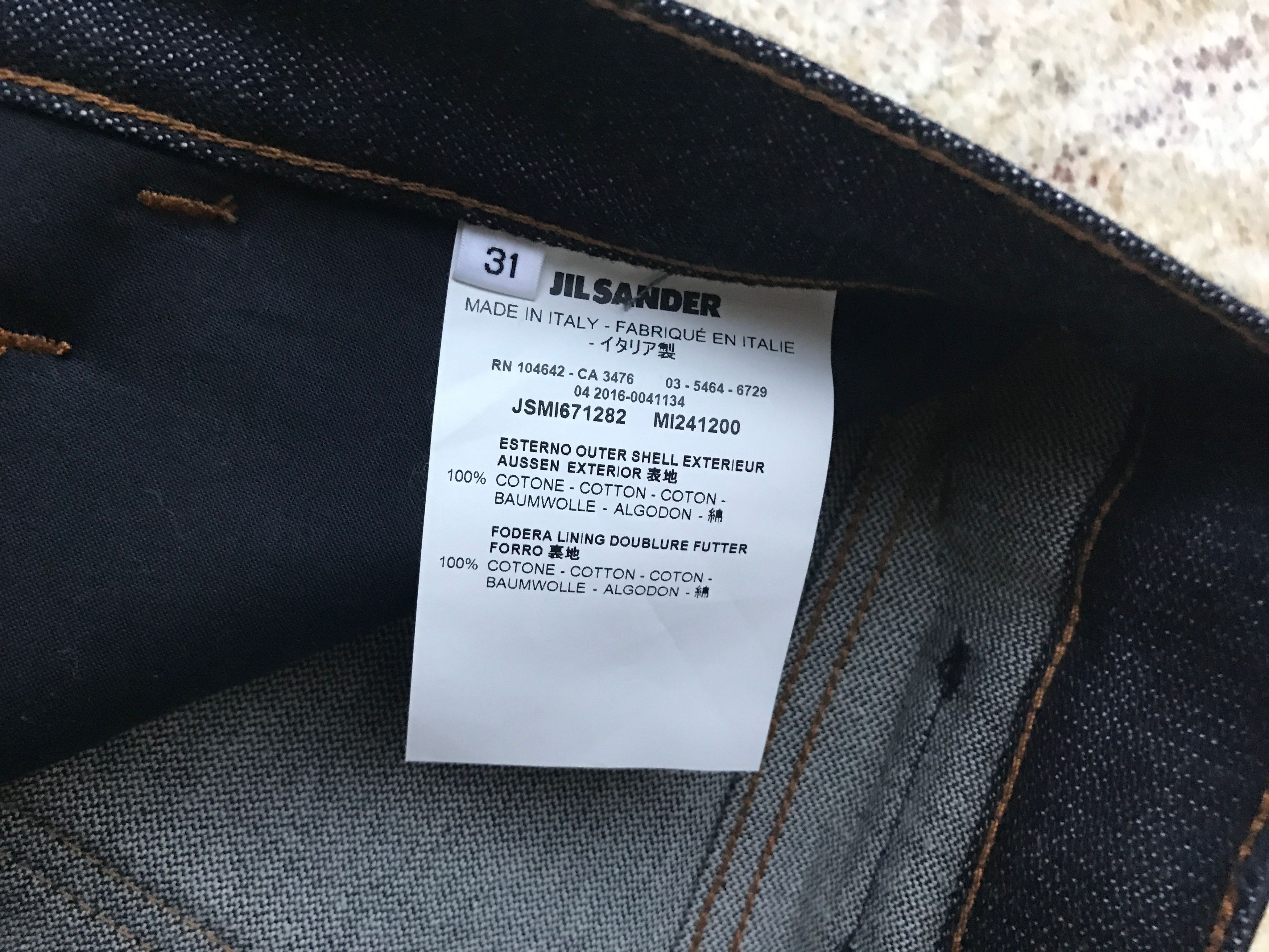Jil Sander Lomax Blue Denim Size US 31 - 8 Thumbnail