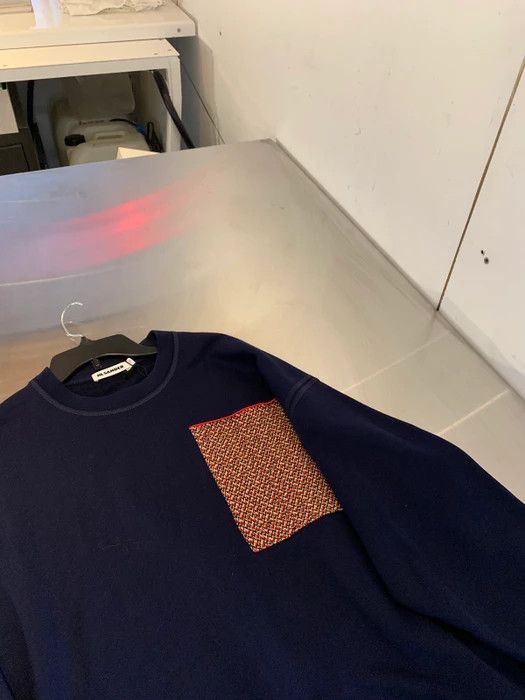 Jil Sander Sweater CN LS With Multicolor Pocket Size US XL / EU 56 / 4 - 6 Thumbnail