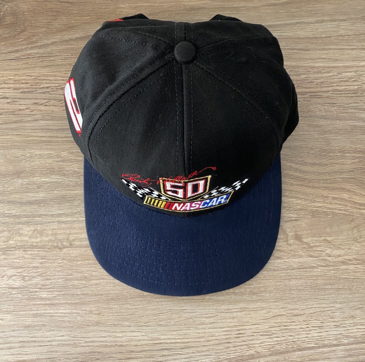 Chase Authentics Vintage 90’s Rusty Wallace NASCAR 50 Year Snap Back Hat Size ONE SIZE - 4 Thumbnail