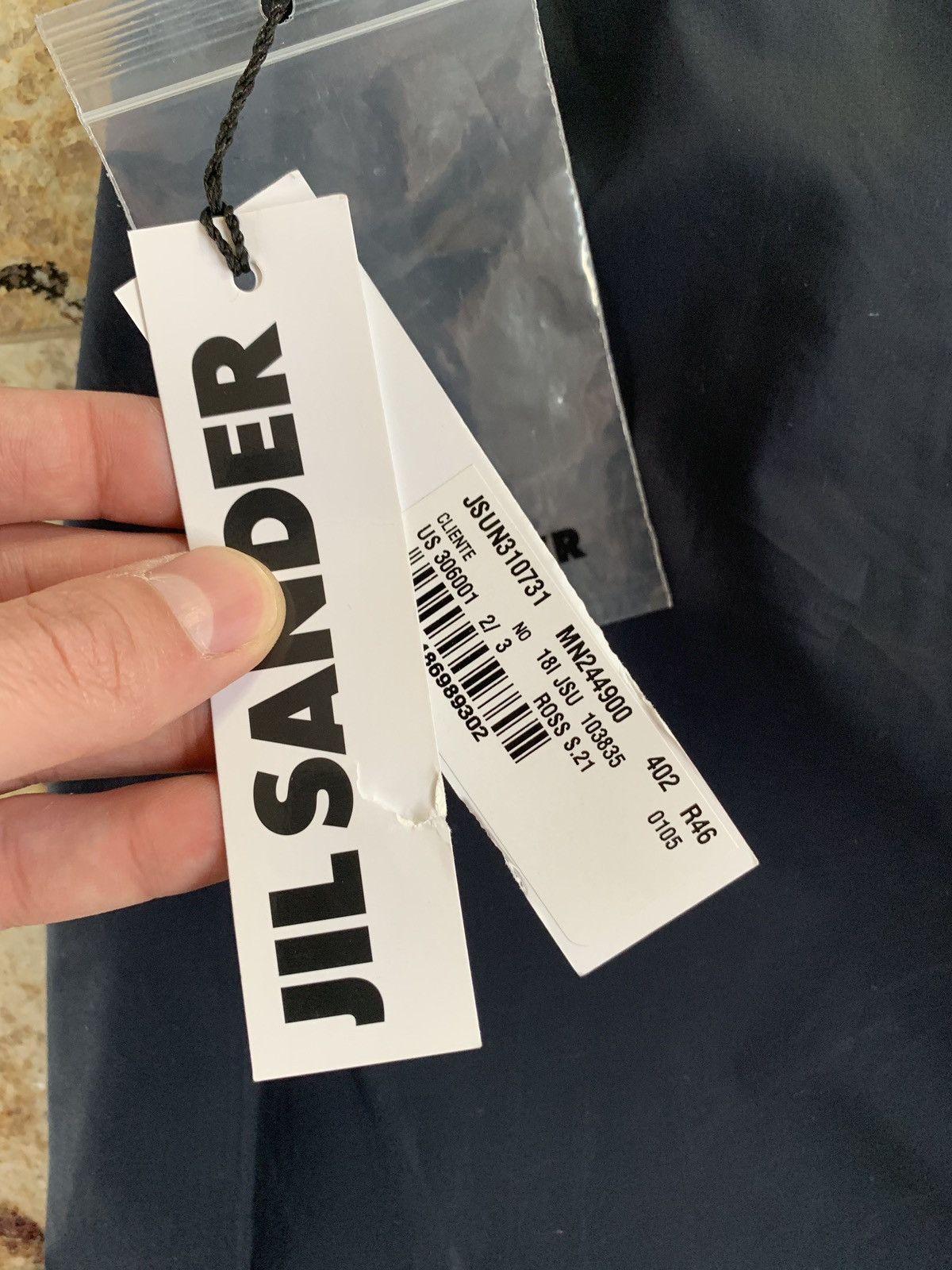 Jil Sander Ross S.21 Casual Pants in Navy Size US 30 / EU 46 - 12 Thumbnail