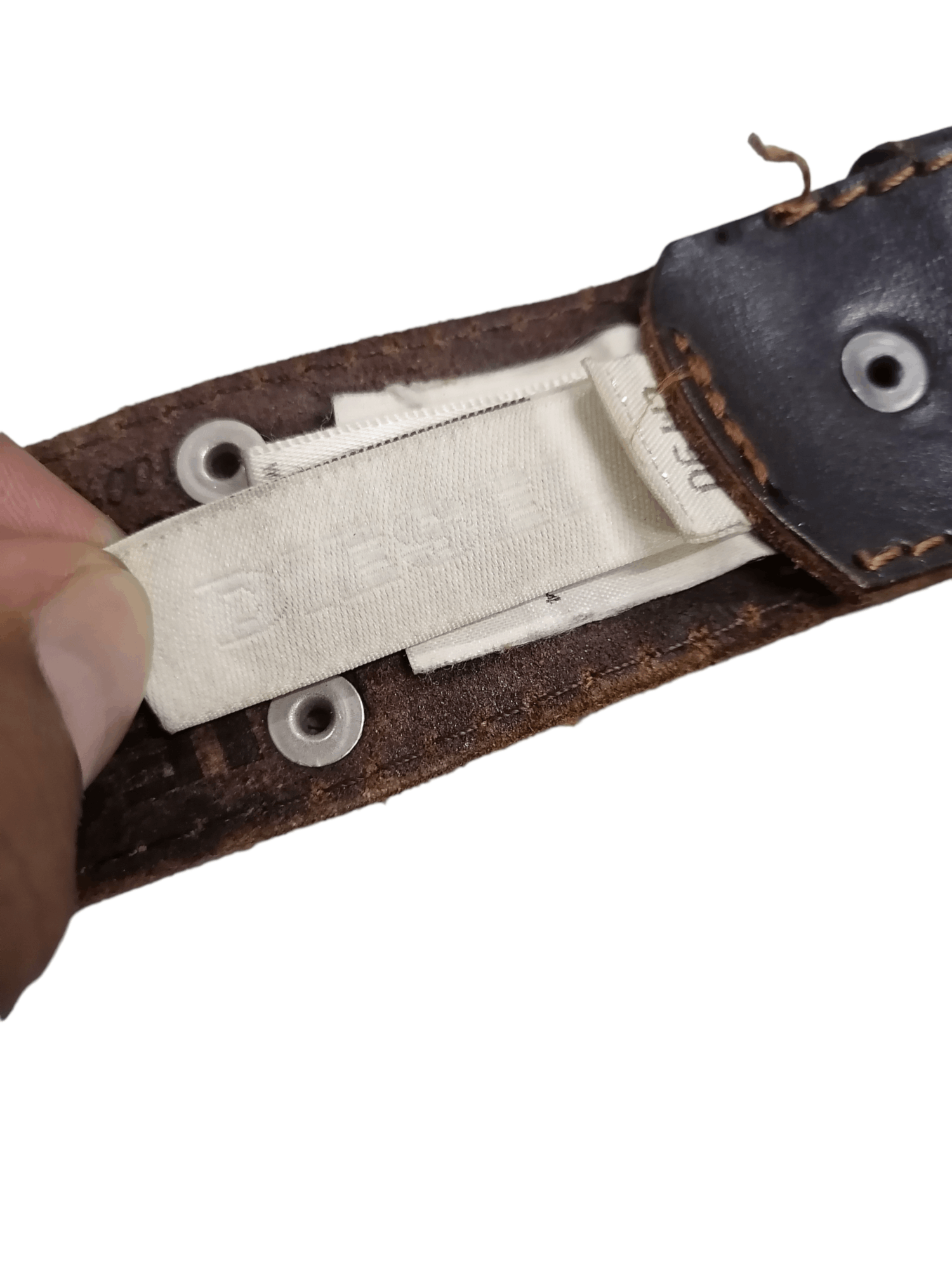 Diesel Rare Diesel Spell Out Buckle Studded Leather Belts Size ONE SIZE - 7 Thumbnail