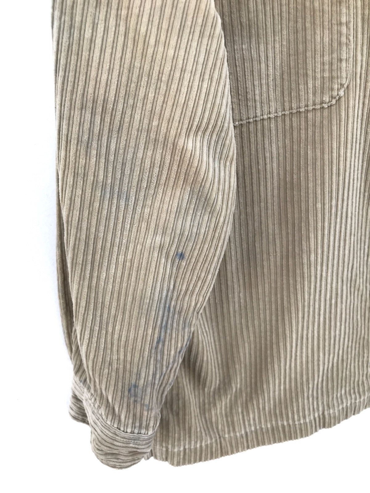 Vintage Vintage Lucky Strike Corduroy Zipper Jacket Size US L / EU 52-54 / 3 - 8 Thumbnail