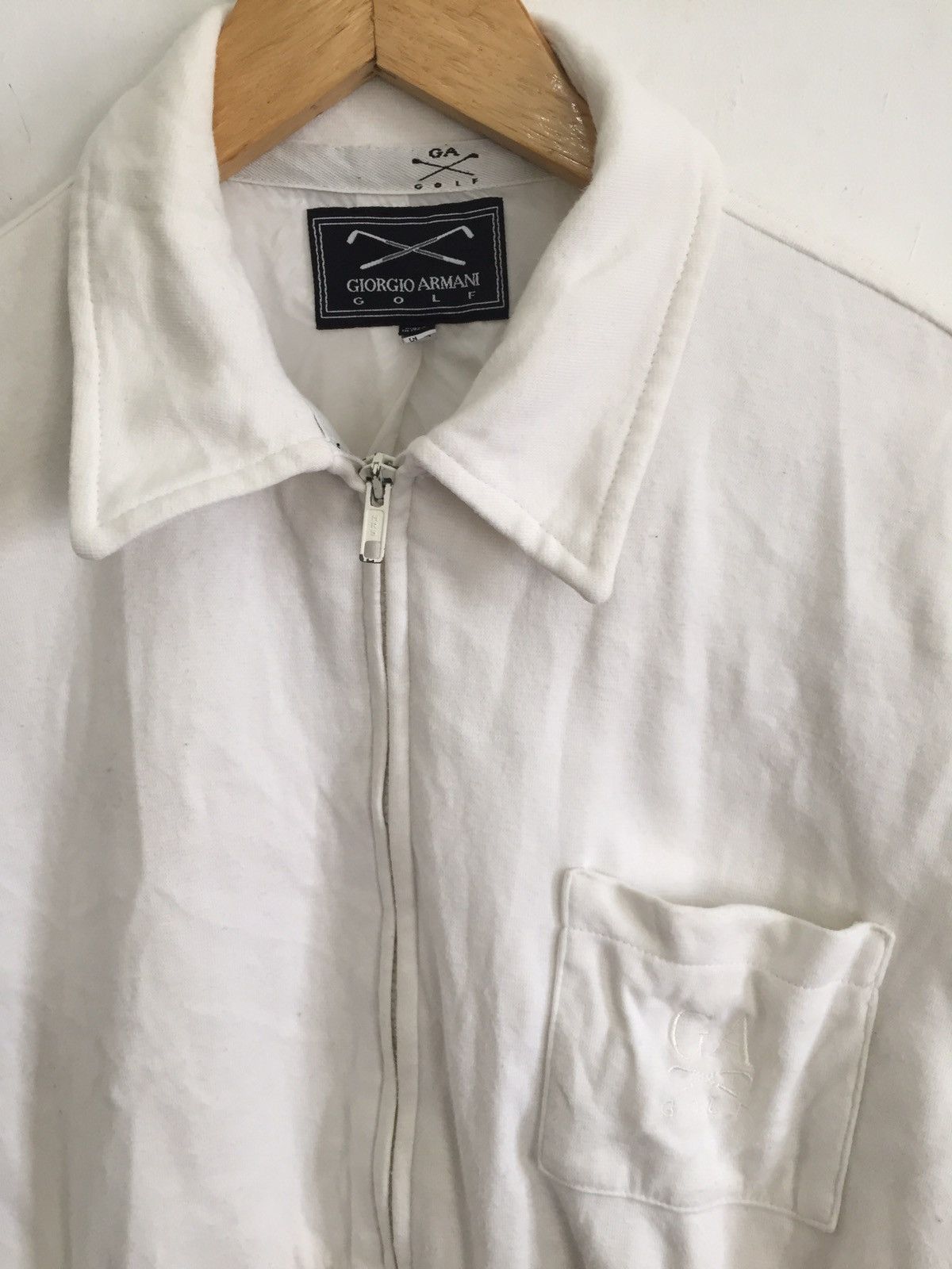 Armani GIORGIO ARMANI GOLF Made in Italy Zipper Sweater jacket Size US S / EU 44-46 / 1 - 2 Thumbnail