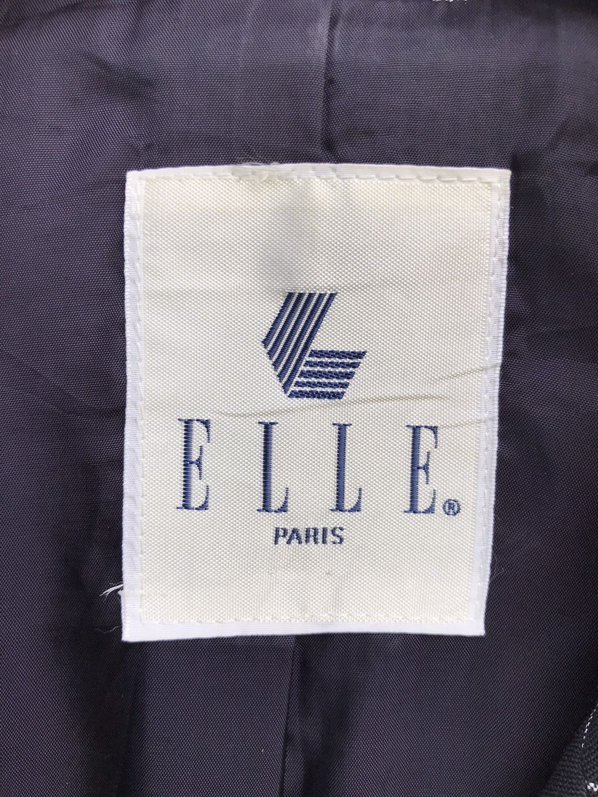 Japanese Brand Vintage Japanese Brand Elle Paris Checkered Wool Jacket Size US S / EU 44-46 / 1 - 5 Thumbnail