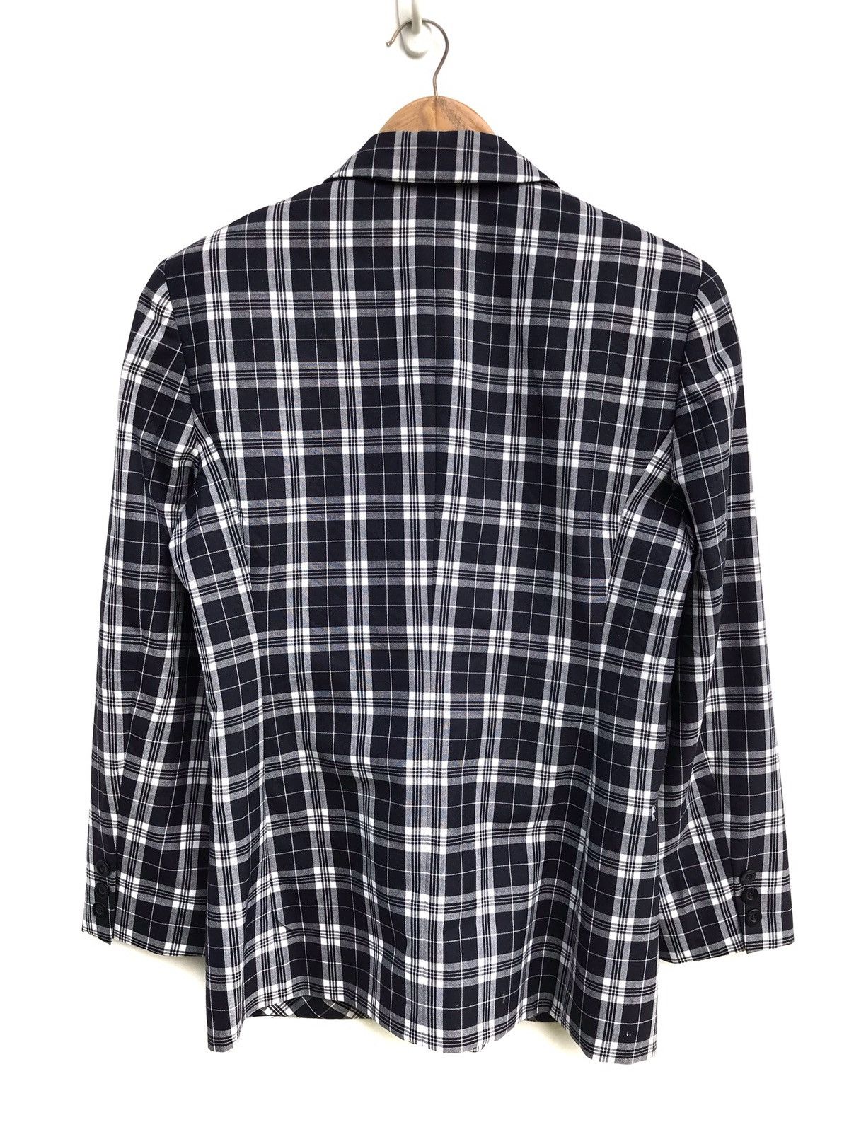 Japanese Brand Vintage Japanese Brand Elle Paris Checkered Wool Jacket Size US S / EU 44-46 / 1 - 2 Thumbnail