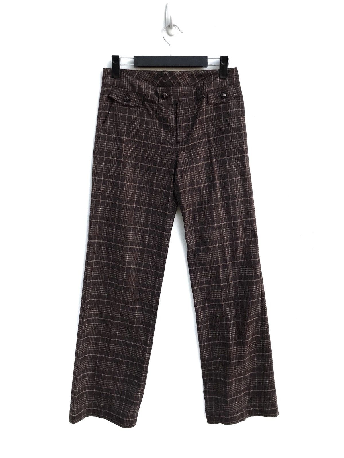Uniqlo Uniqlo Checked Tartan Plaid Cotton Pants Size US 27 - 2 Thumbnail
