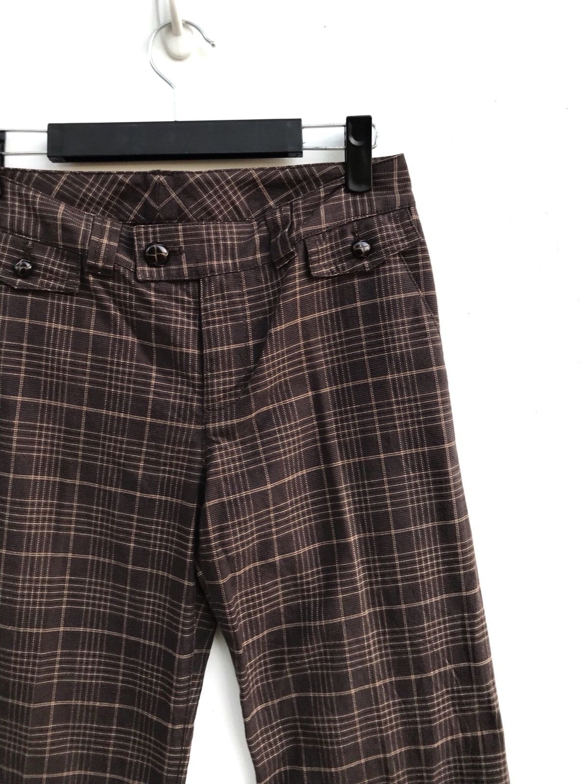 Uniqlo Uniqlo Checked Tartan Plaid Cotton Pants Size US 27 - 4 Thumbnail