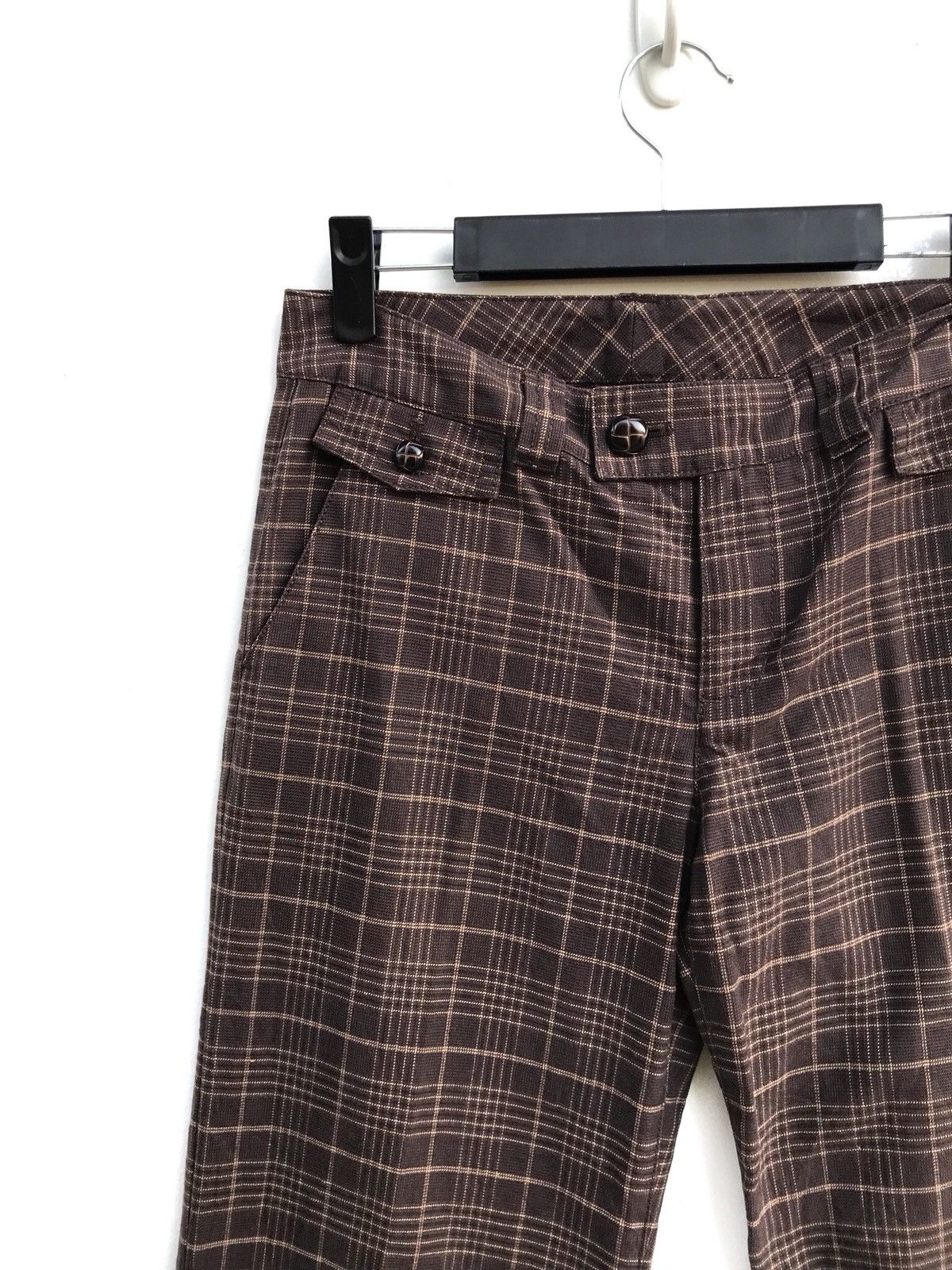 Uniqlo Uniqlo Checked Tartan Plaid Cotton Pants Size US 27 - 1 Thumbnail