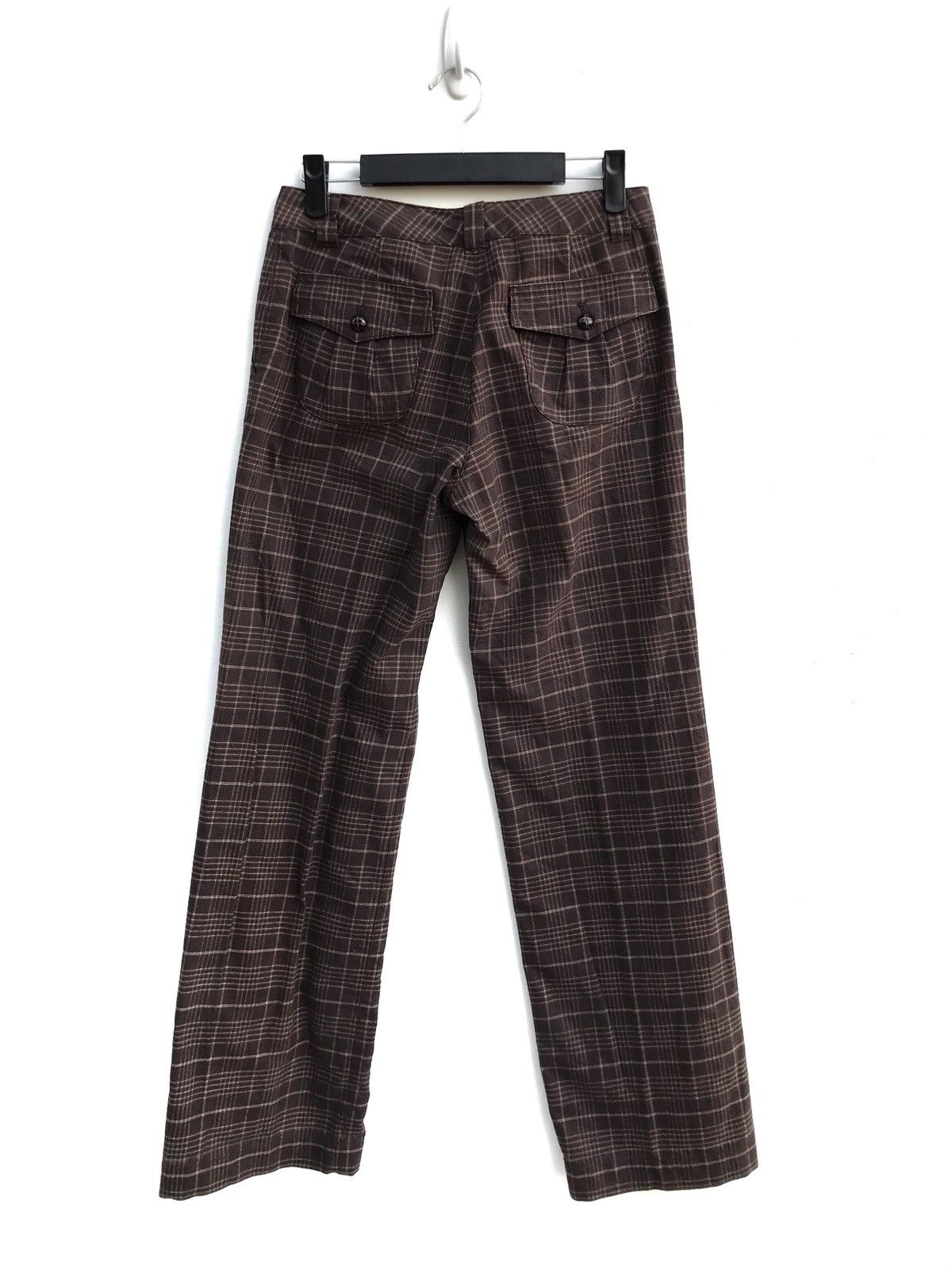 Uniqlo Uniqlo Checked Tartan Plaid Cotton Pants Size US 27 - 3 Thumbnail