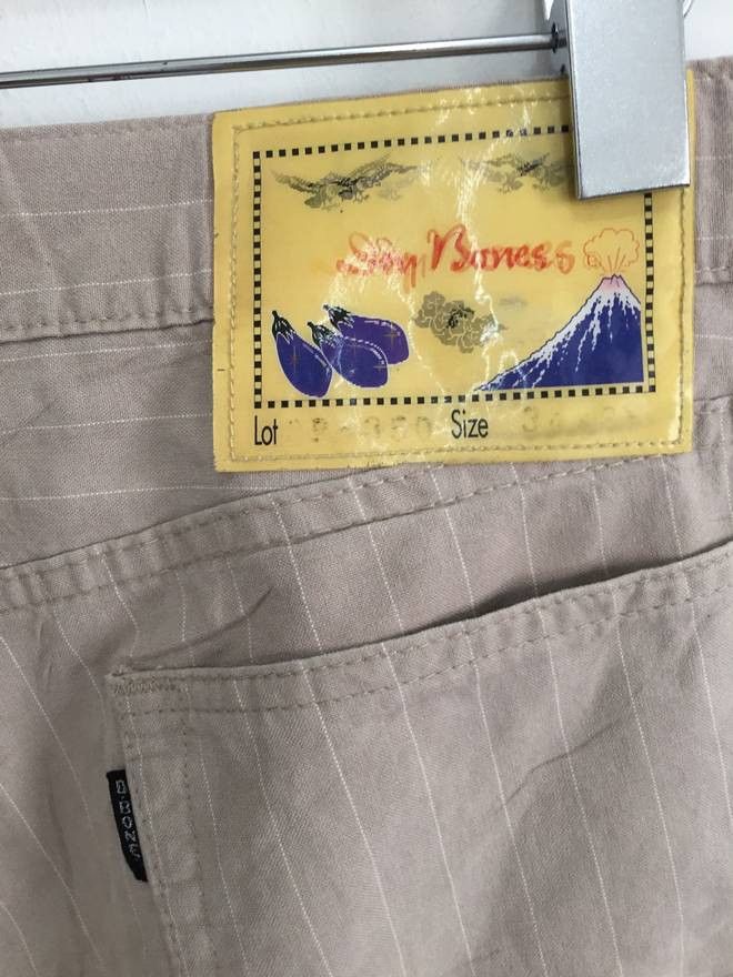Dry Bones × Japanese Brand Japanese Brand Dry Bones Stripes Pants Size US 32 / EU 48 - 3 Thumbnail