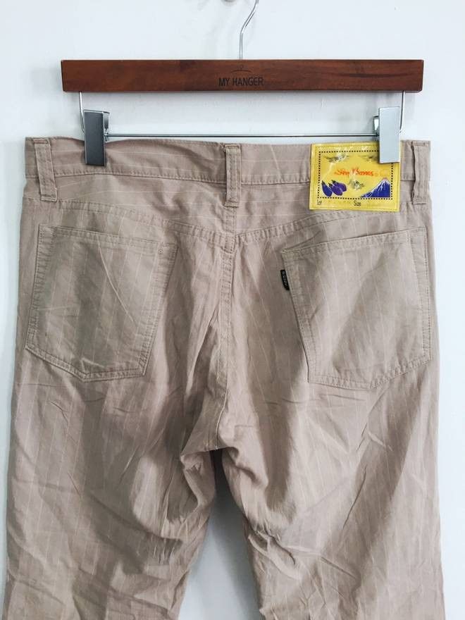 Dry Bones × Japanese Brand Japanese Brand Dry Bones Stripes Pants Size US 32 / EU 48 - 1 Thumbnail