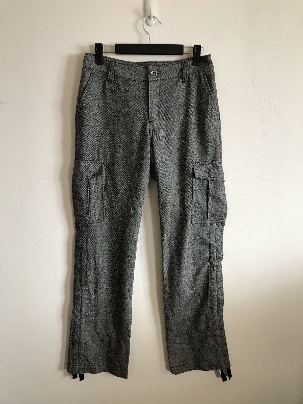 Designer × Japanese Brand Japanese Brand Feminist Cargo Wool Boiled Trousers Pants Size US 28 / EU 44 - 3 Thumbnail