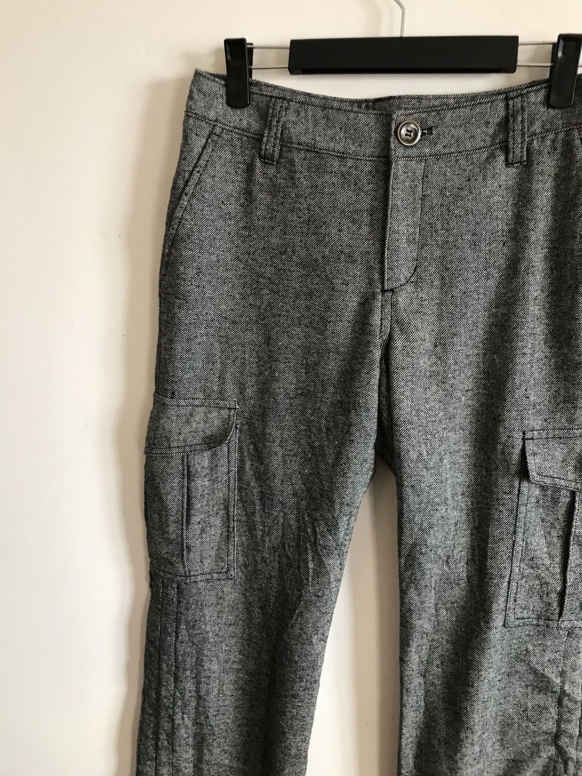 Designer × Japanese Brand Japanese Brand Feminist Cargo Wool Boiled Trousers Pants Size US 28 / EU 44 - 2 Thumbnail