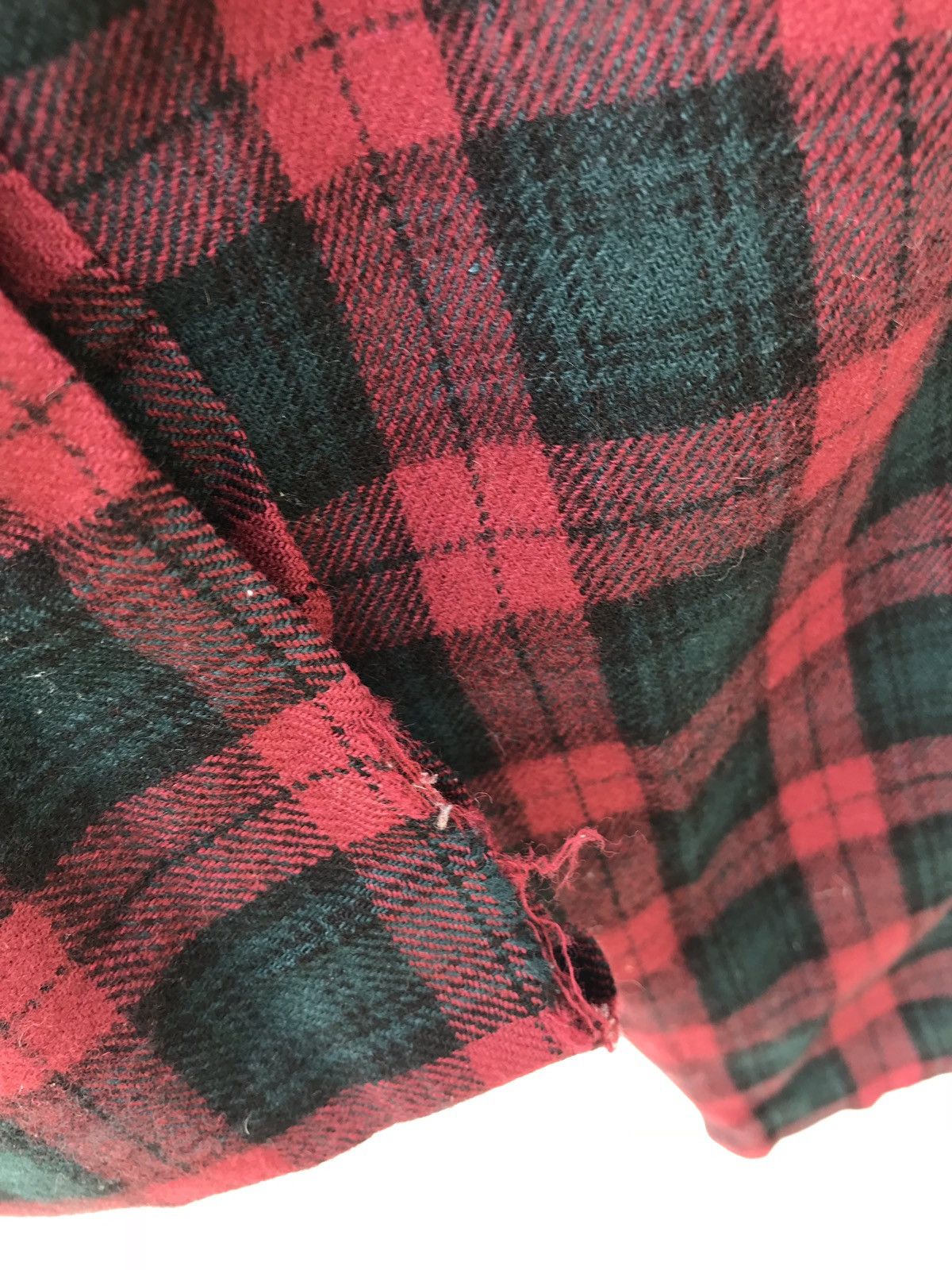 Japanese Brand Vintage Japanese Wool Baggy Cropped Checkered Pants Size US 26 / EU 42 - 6 Thumbnail
