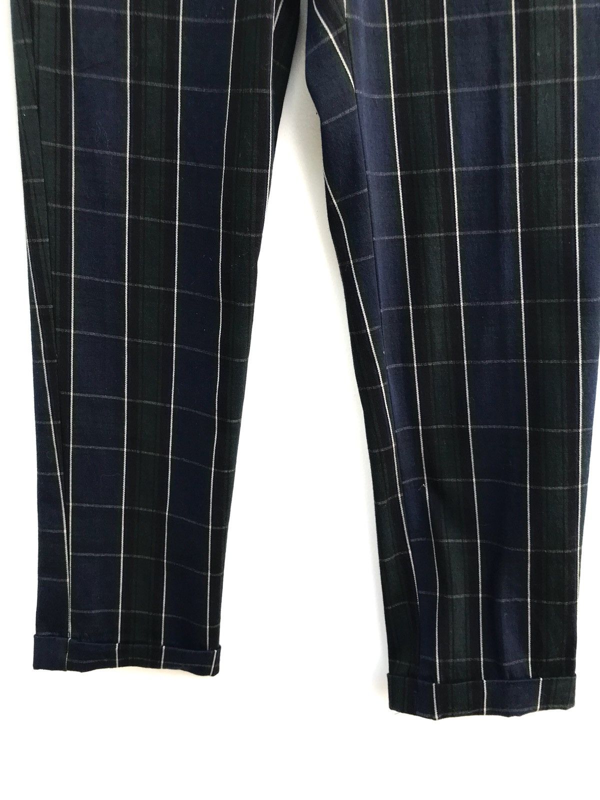 Global Work × Japanese Brand Global Work Checked Plaid Cropped Pants Size US 26 / EU 42 - 4 Thumbnail