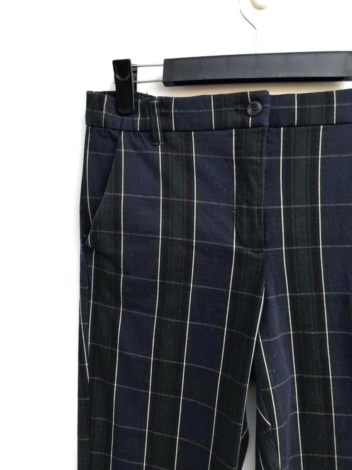 Global Work × Japanese Brand Global Work Checked Plaid Cropped Pants Size US 26 / EU 42 - 1 Thumbnail