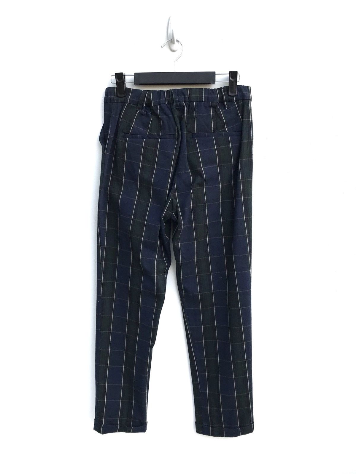 Global Work × Japanese Brand Global Work Checked Plaid Cropped Pants Size US 26 / EU 42 - 3 Thumbnail