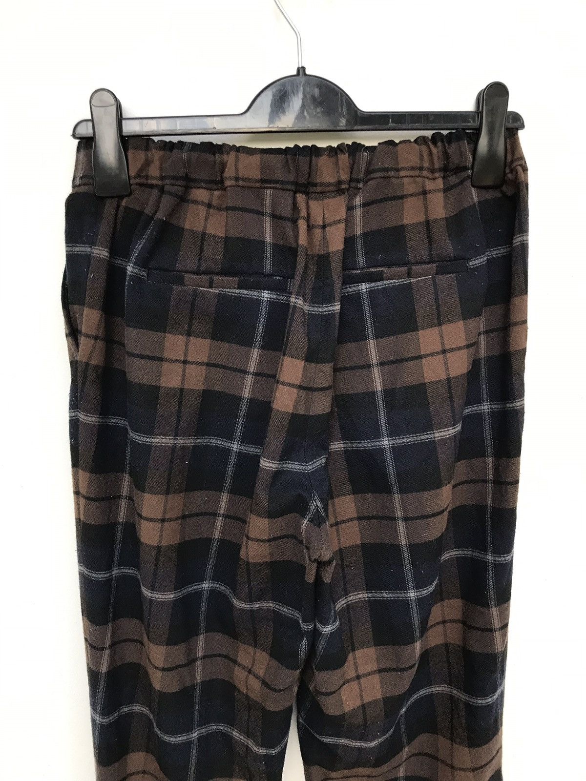 Global Work × Japanese Brand Japanese Brand Global Work Checkered Plaid Cropped Pants Size US 27 - 4 Thumbnail