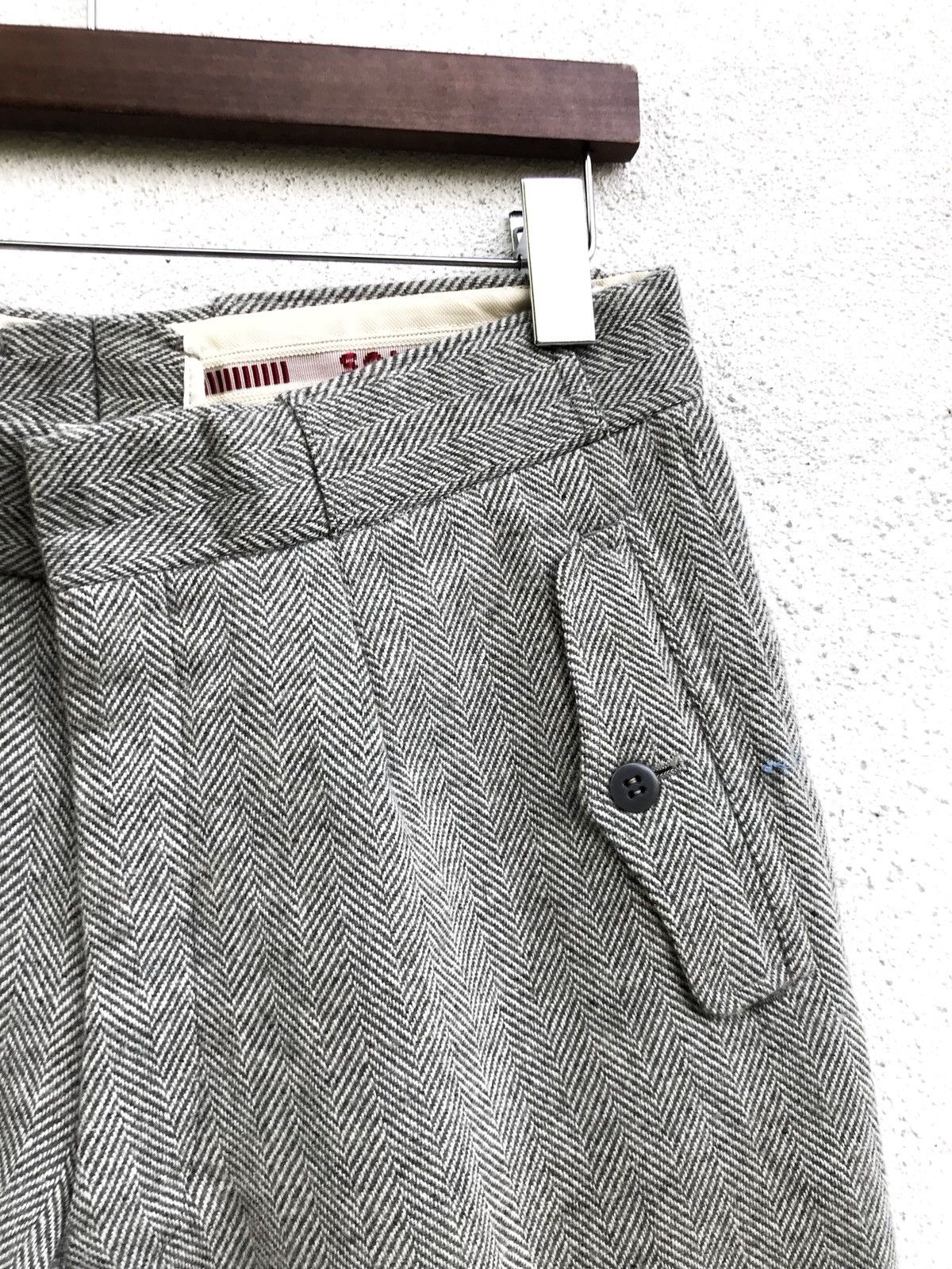 Japanese Brand Made In Japan Sommet Wool Cropped Pants Size US 29 - 4 Thumbnail