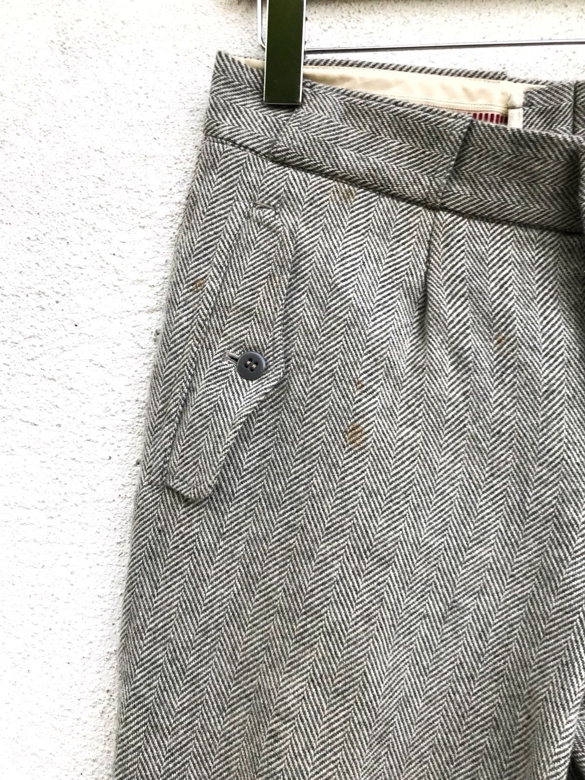 Japanese Brand Made In Japan Sommet Wool Cropped Pants Size US 29 - 7 Thumbnail