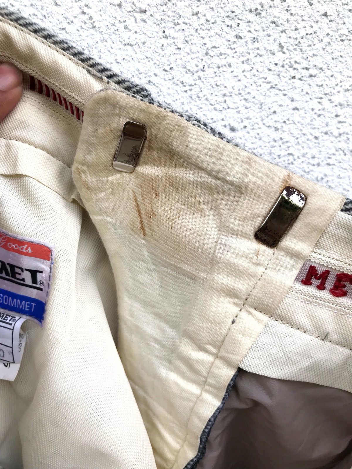 Japanese Brand Made In Japan Sommet Wool Cropped Pants Size US 29 - 15 Thumbnail