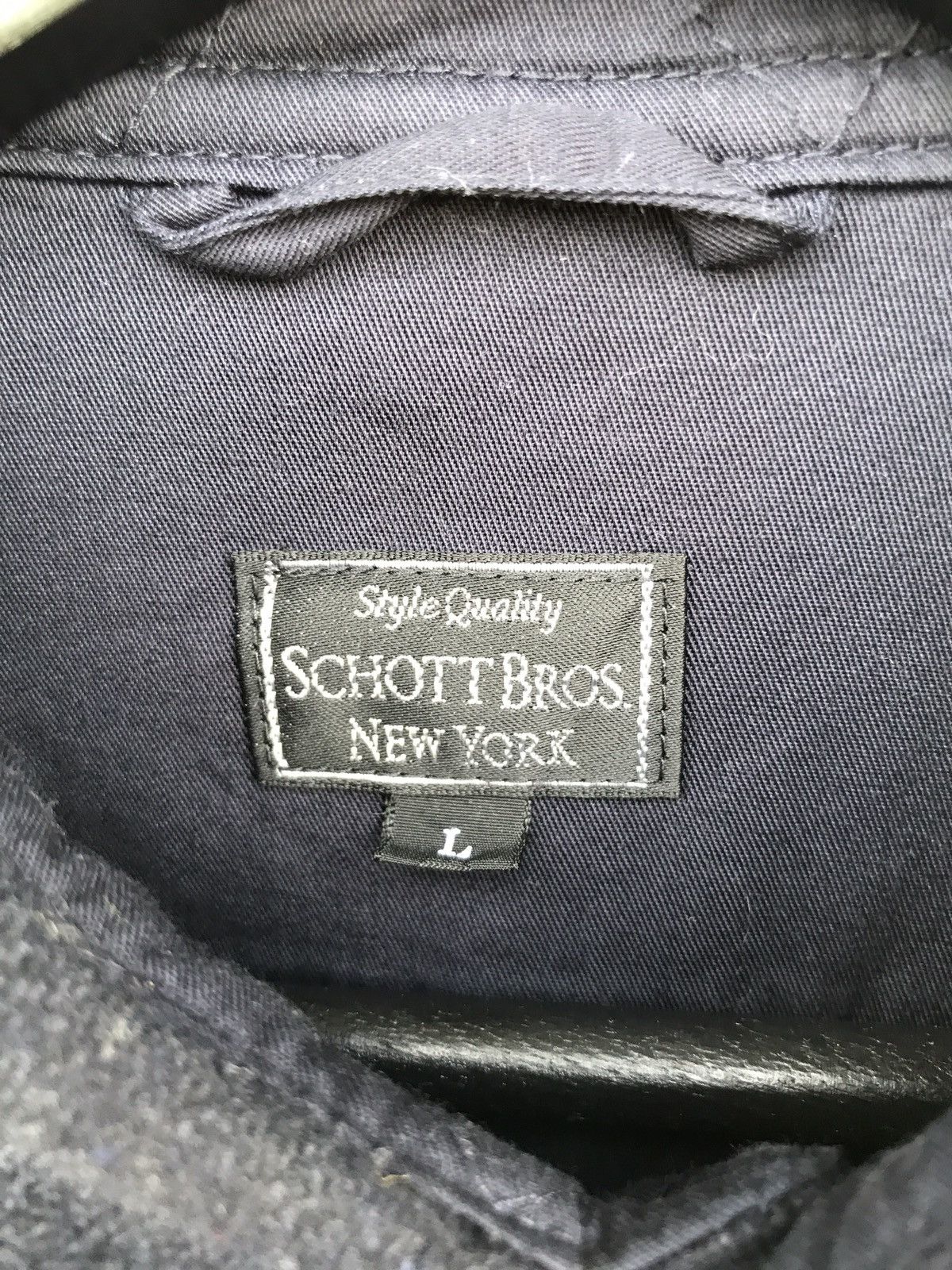 Schott Vintage Schott Bros New York Wool Military Shirt Thick Size US S / EU 44-46 / 1 - 5 Thumbnail