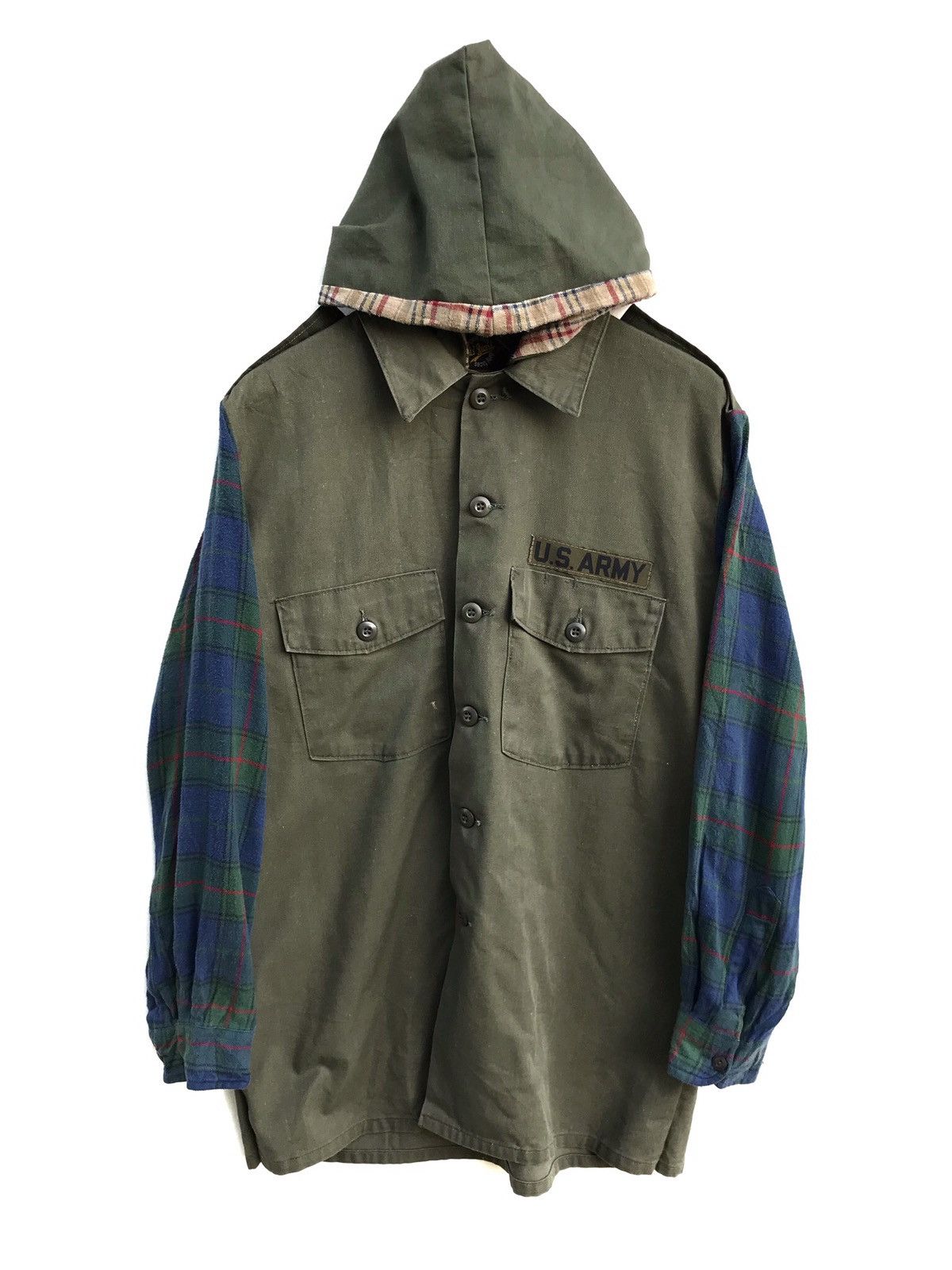 Vintage Vintage U.S Army Custom Light Button Shirts Jacket Size US M / EU 48-50 / 2 - 1 Thumbnail